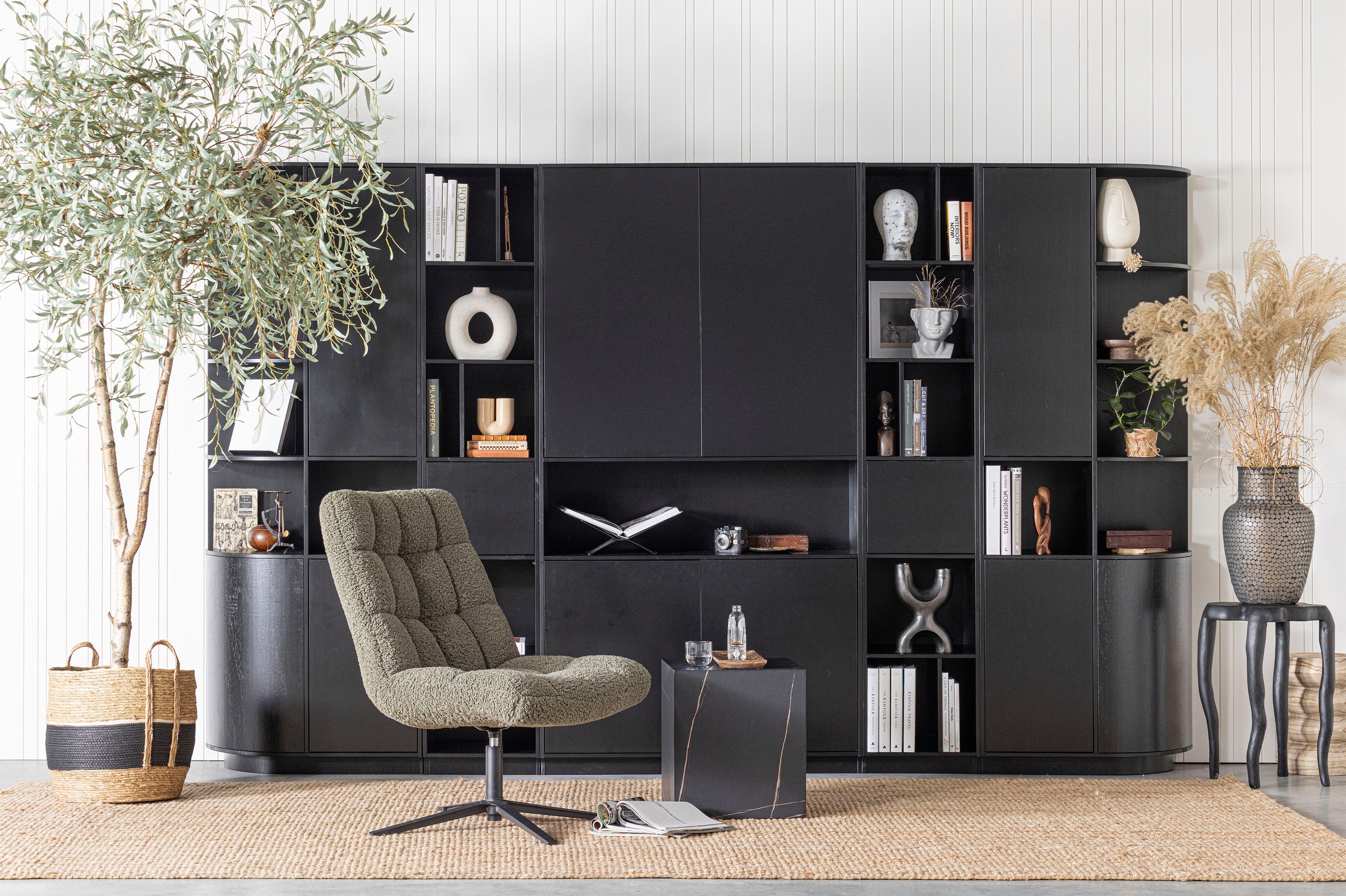 WOOOD Drehsessel »Job mit Teddy-Bezug und Drehmechanismus B 70 x T 85 x H 101 cm« Sehr hohe Verschleißfestigkeit, Tragkraft 140 kg, 360° Drehmechanismus