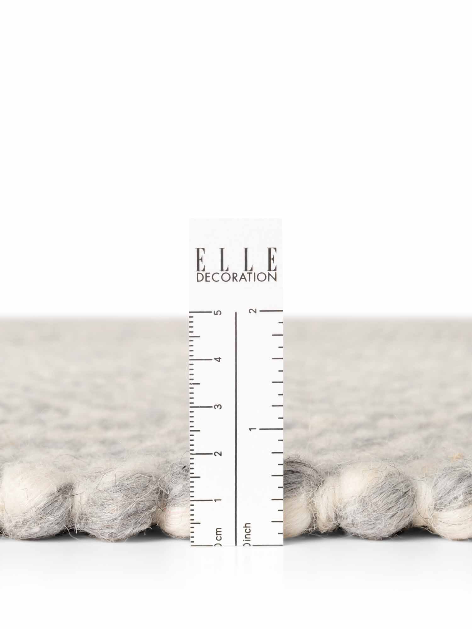 ELLE DECORATION Wollteppich »Beans« rechteckig 10 mm Höhe Handweb Teppich Wolle, Perlenstruktur, Wohnzimmer, Schlafzimmer, Flur