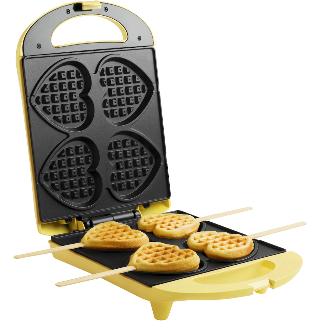 bestron Waffeleisen »DSW271GELB Sweet Dreams«, 780 W