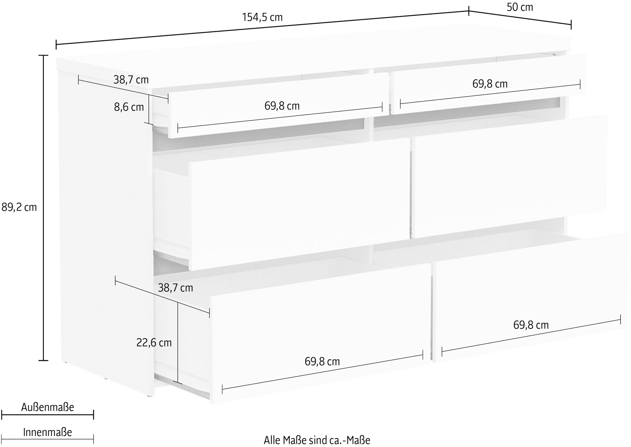 Demeyere GROUP Schubkasten-Unterbau 1 Stk. tlg.