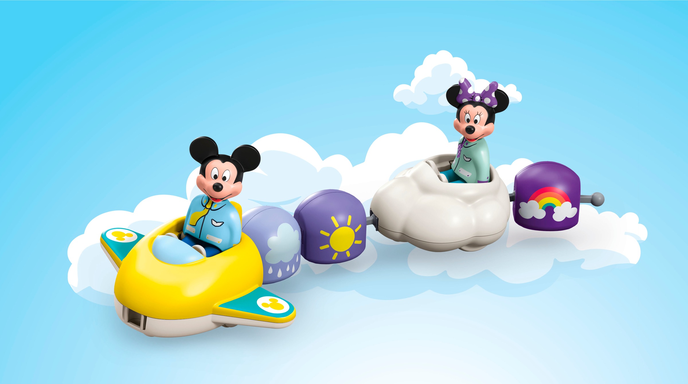 Playmobil® Konstruktions-Spielset »Mickys & Minnies Wolkenflug (71697), JUNIOR & Disney«, (7 St.), Made in Europe