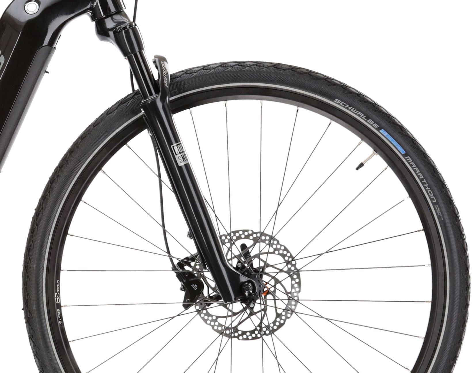 Kross E-Bike »E-Crossrad Evado Hybrid 6.0 28 Zoll schwarz«, 10 Gang, Shimano, DEORE XT T8000, Mittelmotor 250 W, Pedelec, Elektrofahrrad für Damen und Herren