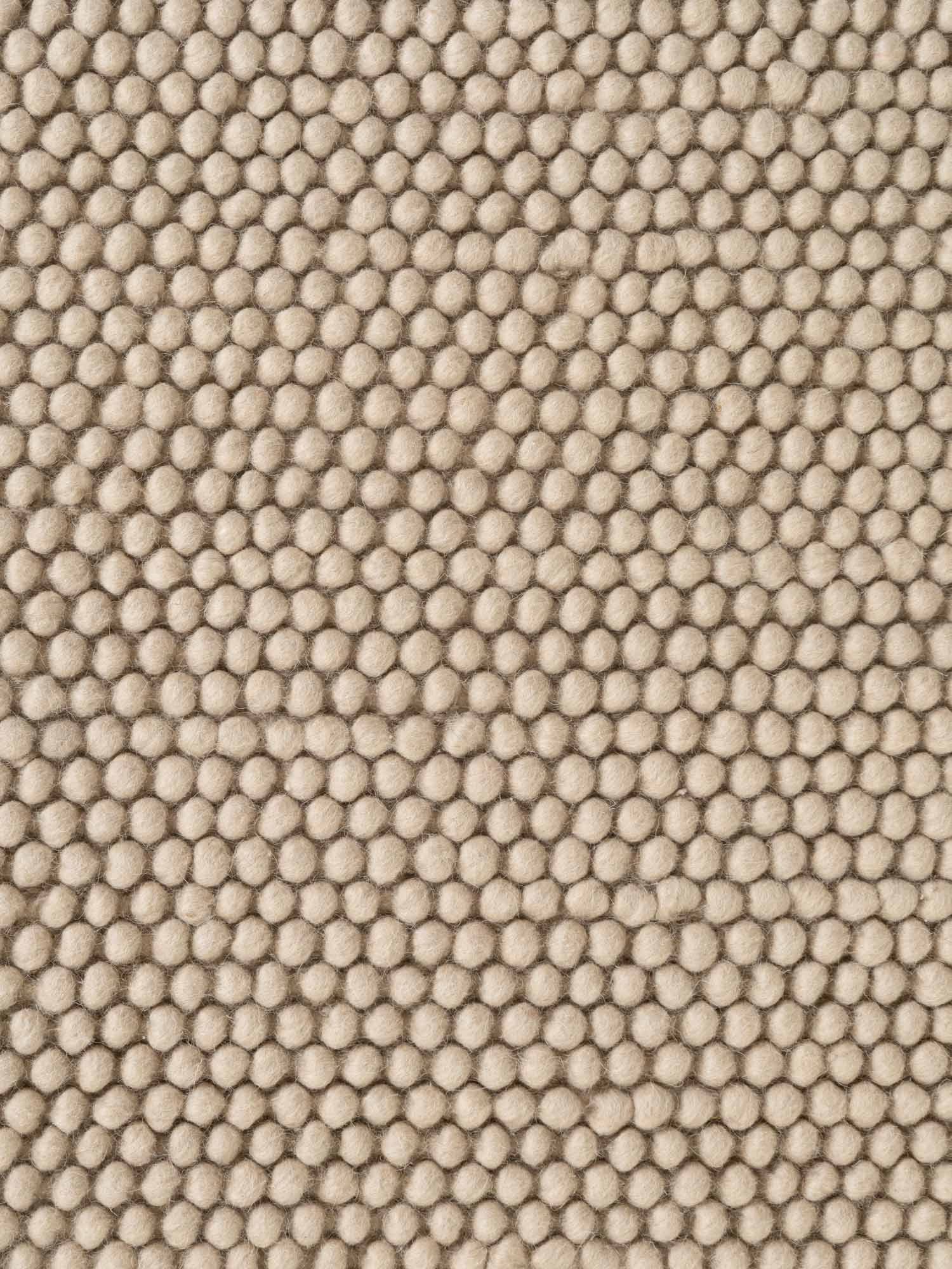 Ted Baker Wollteppich »Diana« rund 16 mm Höhe Wolle, Natur, Handgemacht, Wohnzimmer, Esszimmer, Schlafzimmer, Skandi