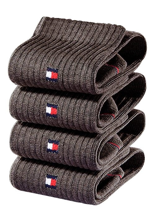 Tommy Hilfiger Socken, (4 Paar), mit Fußfrottee