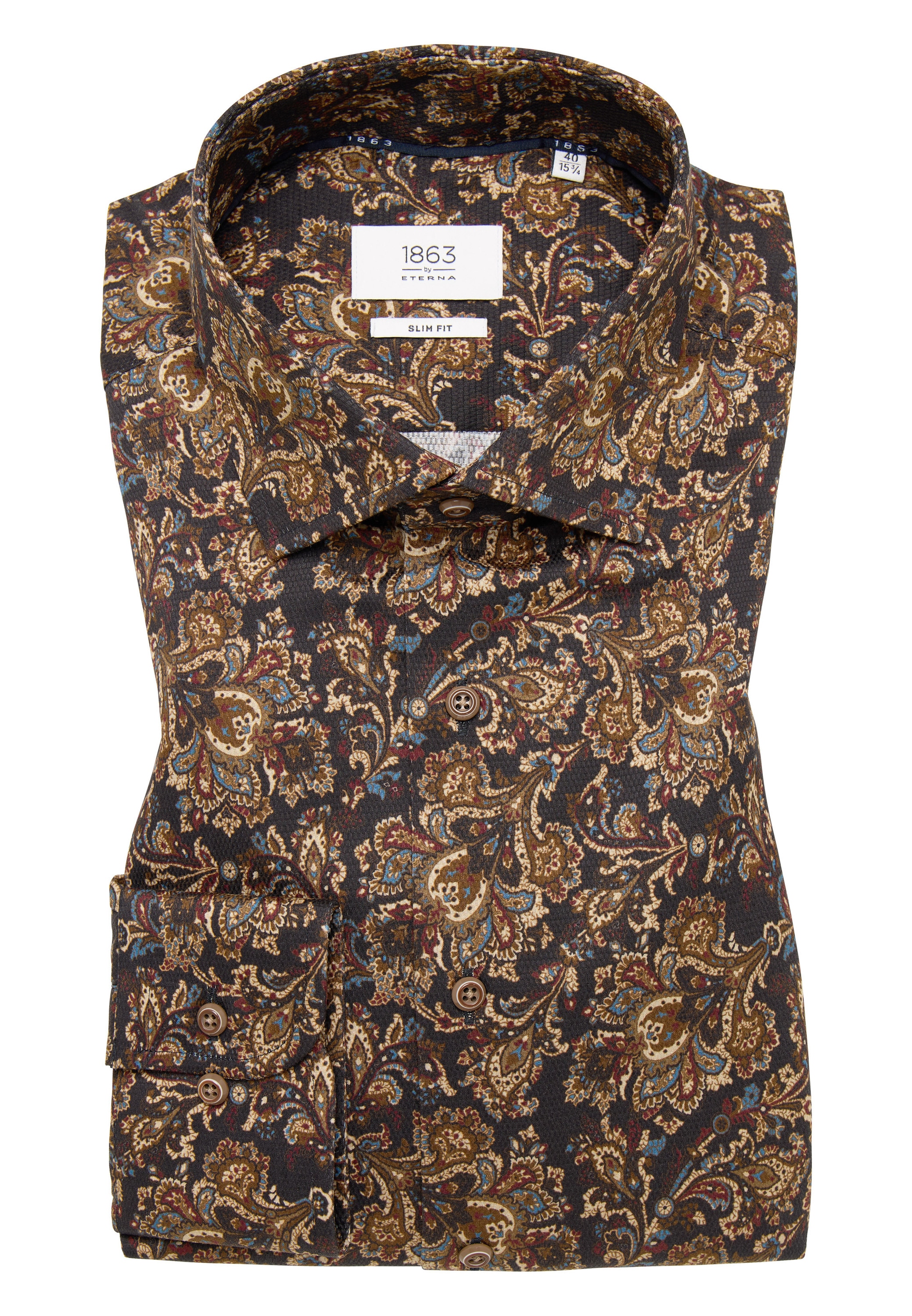 Eterna Langarmhemd »SLIM FIT« NON IRON (bügelfrei)