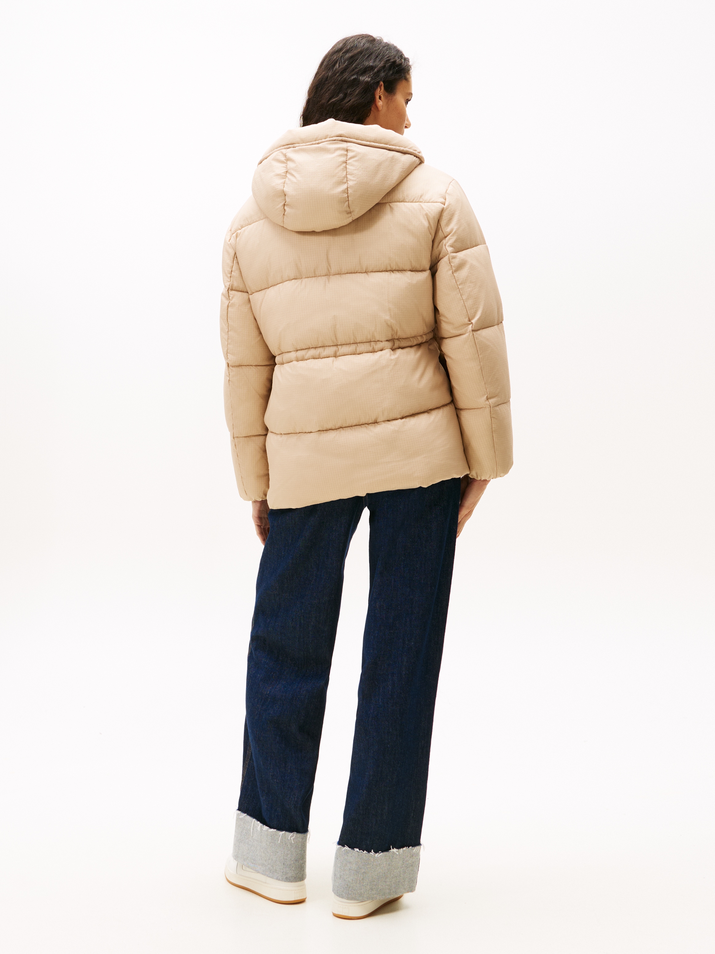 Tommy Jeans Steppjacke »TJW HOODED MIDI PUFFER JACKET« mitKapuze