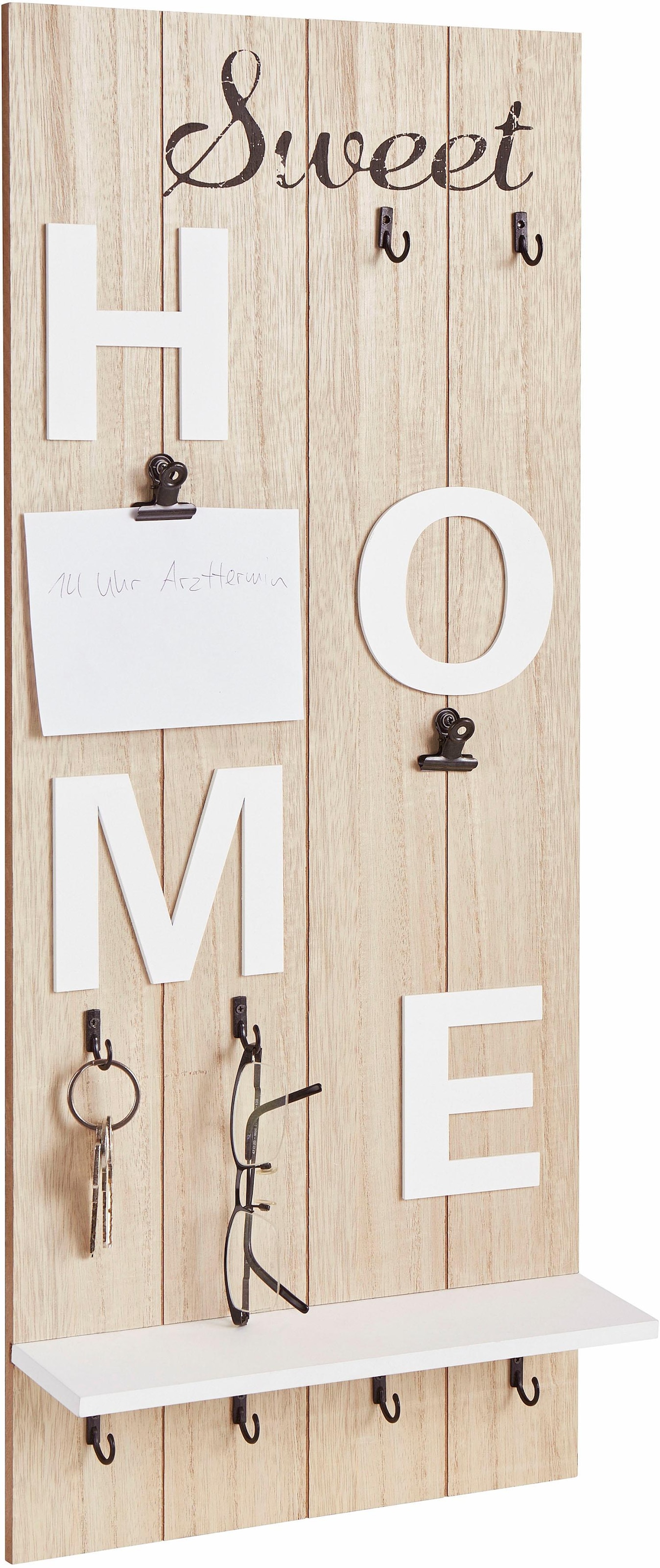 Home affaire Garderobenleiste »Sweet Home«, Höhe 70 cm kaufen