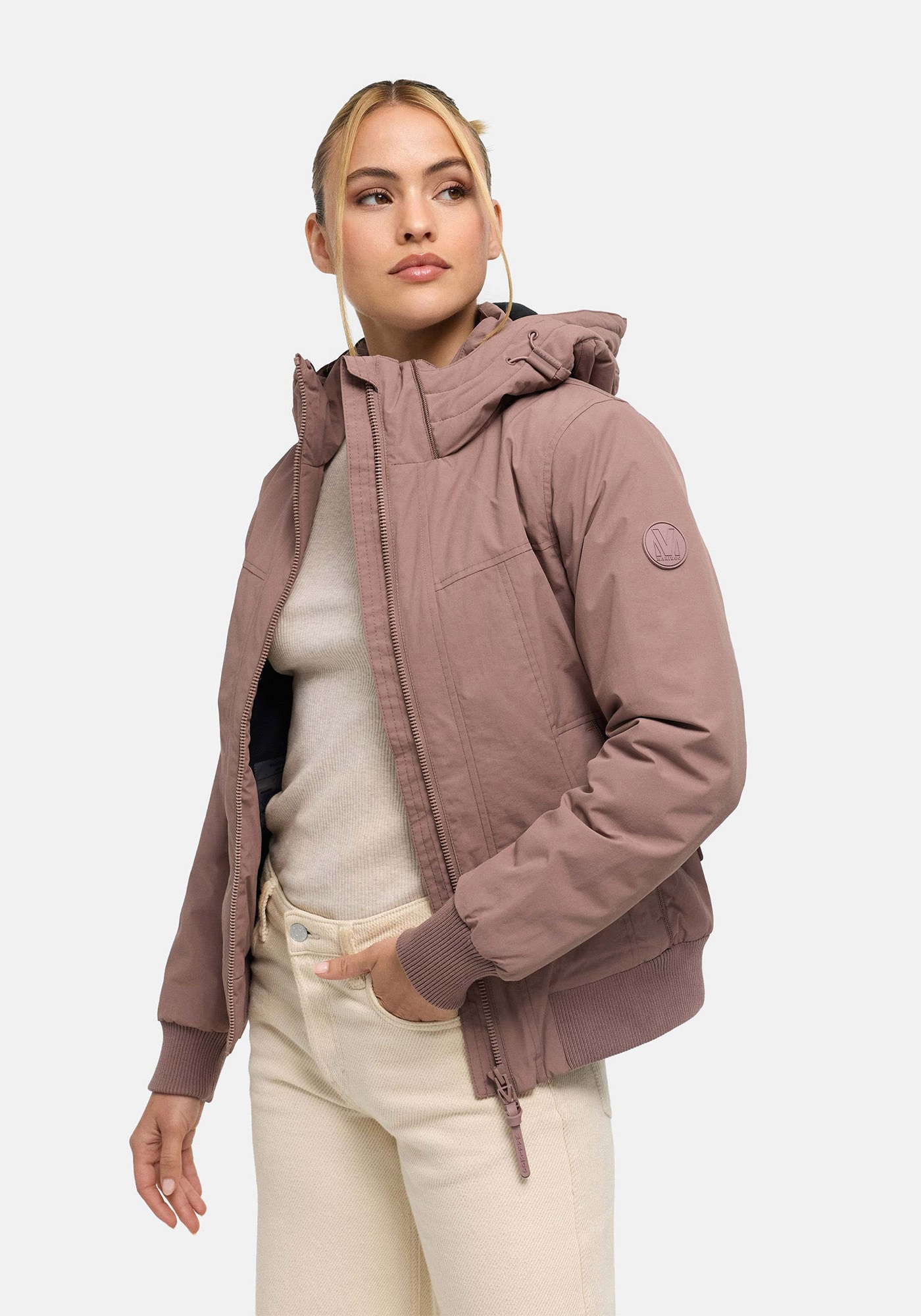Marikoo Winterjacke »Marikoo Mooni Damen Herbst Caban Jacke N084«
