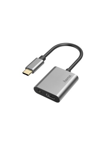 Hama USB-Soundkarte »Audio-Adapter, 2in1, USB-C-St.-3,5-mm-Klinke/USB-C-Buchse,... kaufen