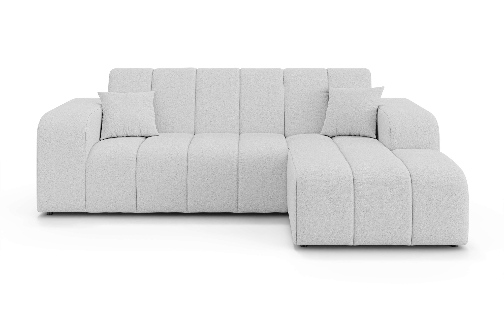 INOSIGN Ecksofa »CASSY L-Form, Schlafsofa mit Bettkasten, Maße B/T/H: 245/165/88 cm«, mit 2 Rückenkissen, Recamiere rechts oder links bestellbar