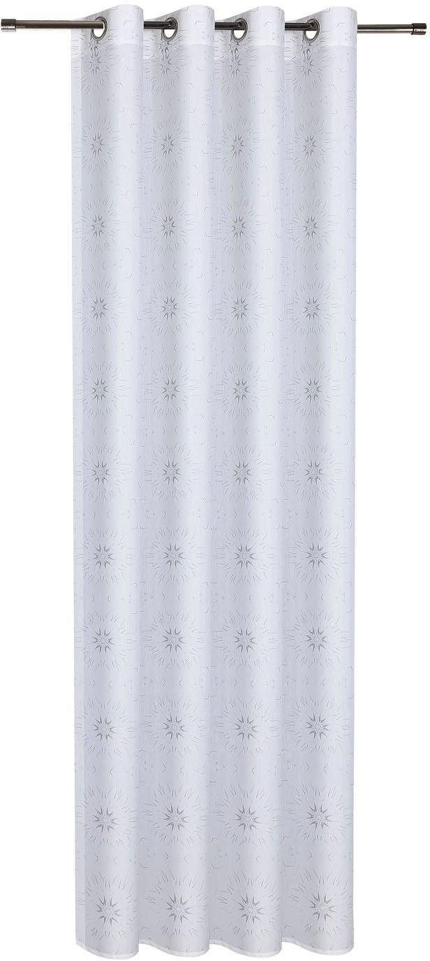 Gerster Vorhang »Gian«, (1 St.), HxB: 235x140, Moderner Ösenschal bedruckt