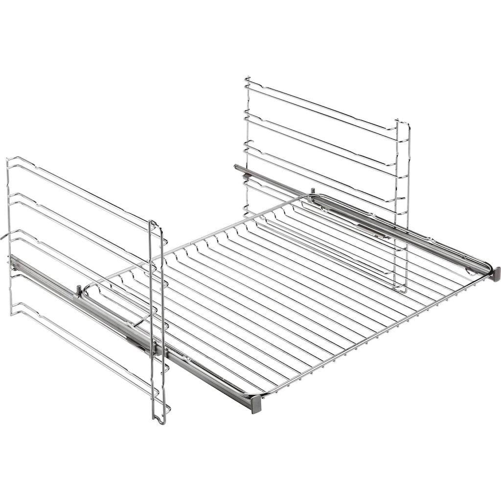 AEG Einbaubackofen »BPS335061M 949 498 251«, 6000, BPS335061M 949 498 251, mit 1-fach-Teleskopauszug, Pyrolyse-Selbstreinigung