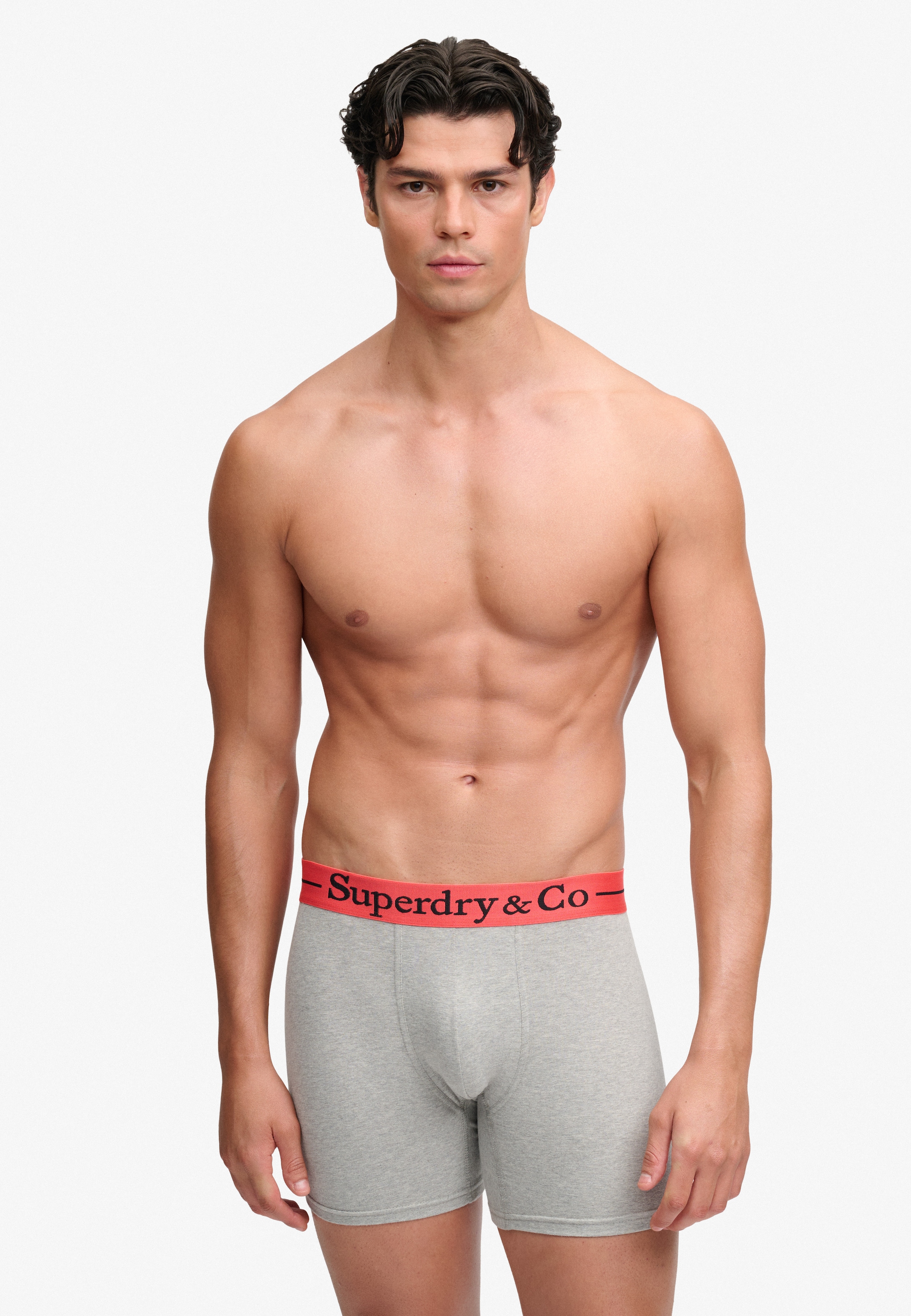 Superdry Boxershorts »SDRY & CO BOXER TRIPLE PACK« Packung, 3 Stk. Baumwollmischung, slim fit