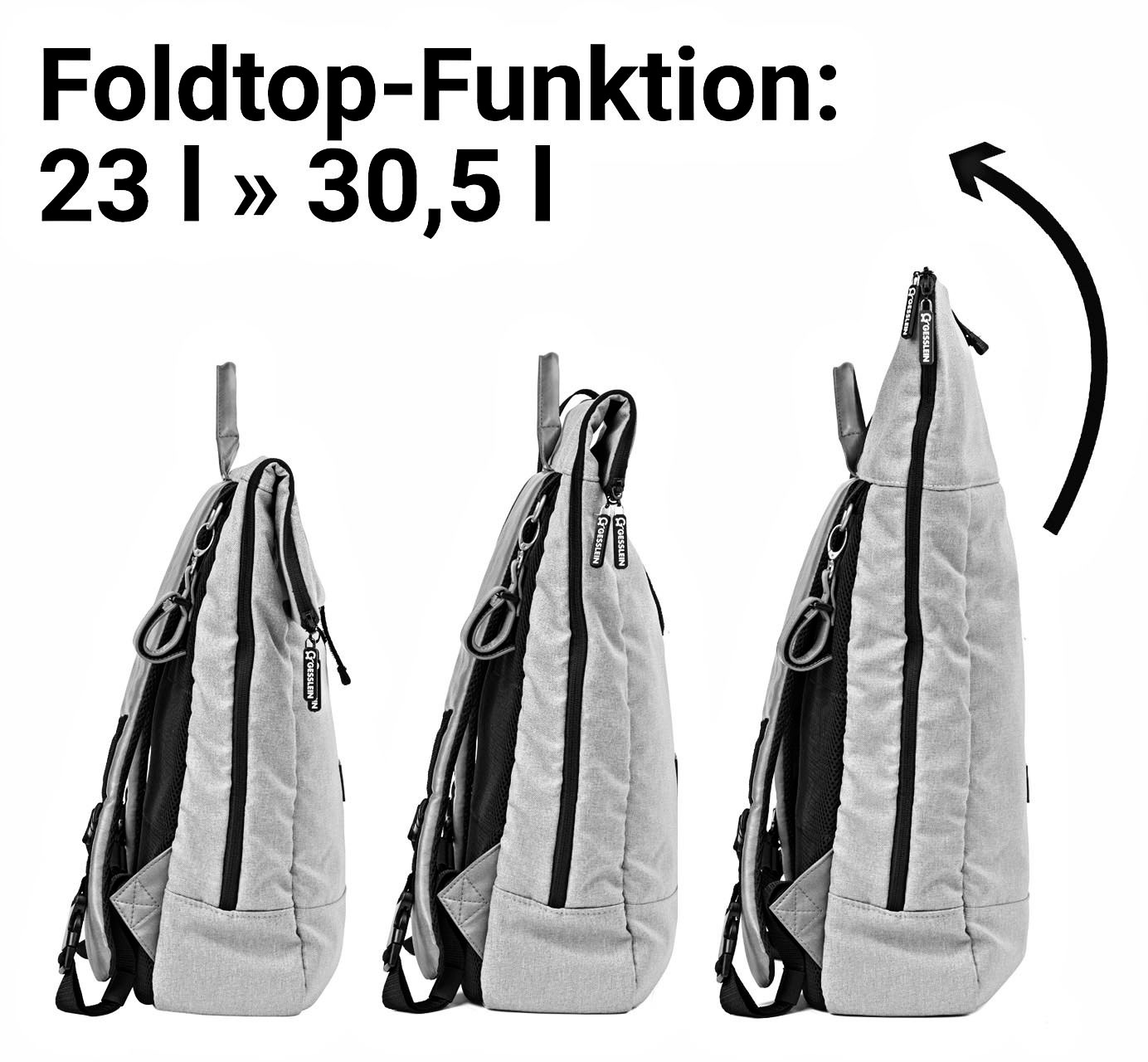 Gesslein Wickelrucksack »N°6, rosa/pink«, Made in Germany