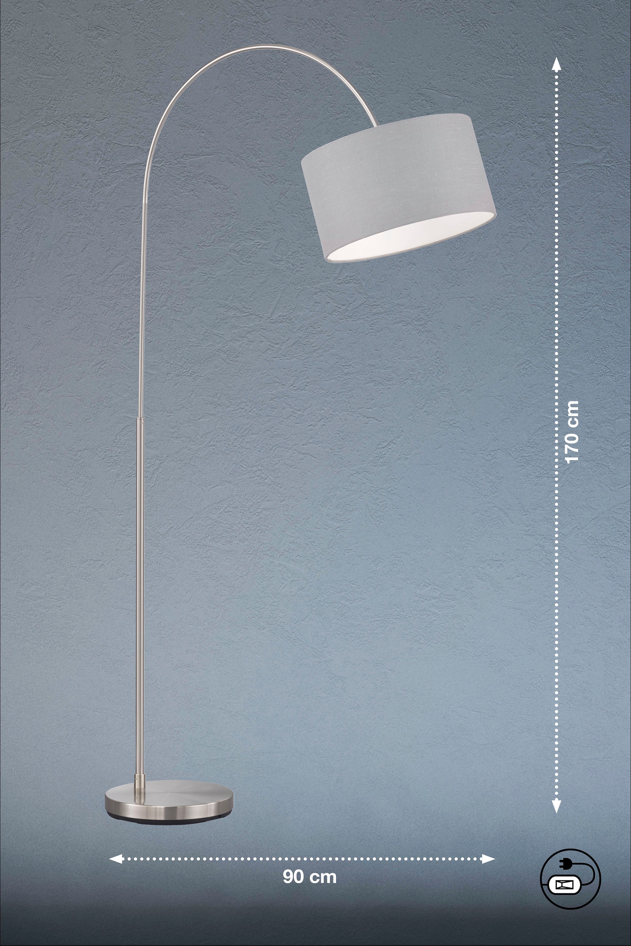 FISCHER & HONSEL Stehlampe »Arc«, 3 flammig-flammig online kaufen | mit 3  Jahren XXL Garantie