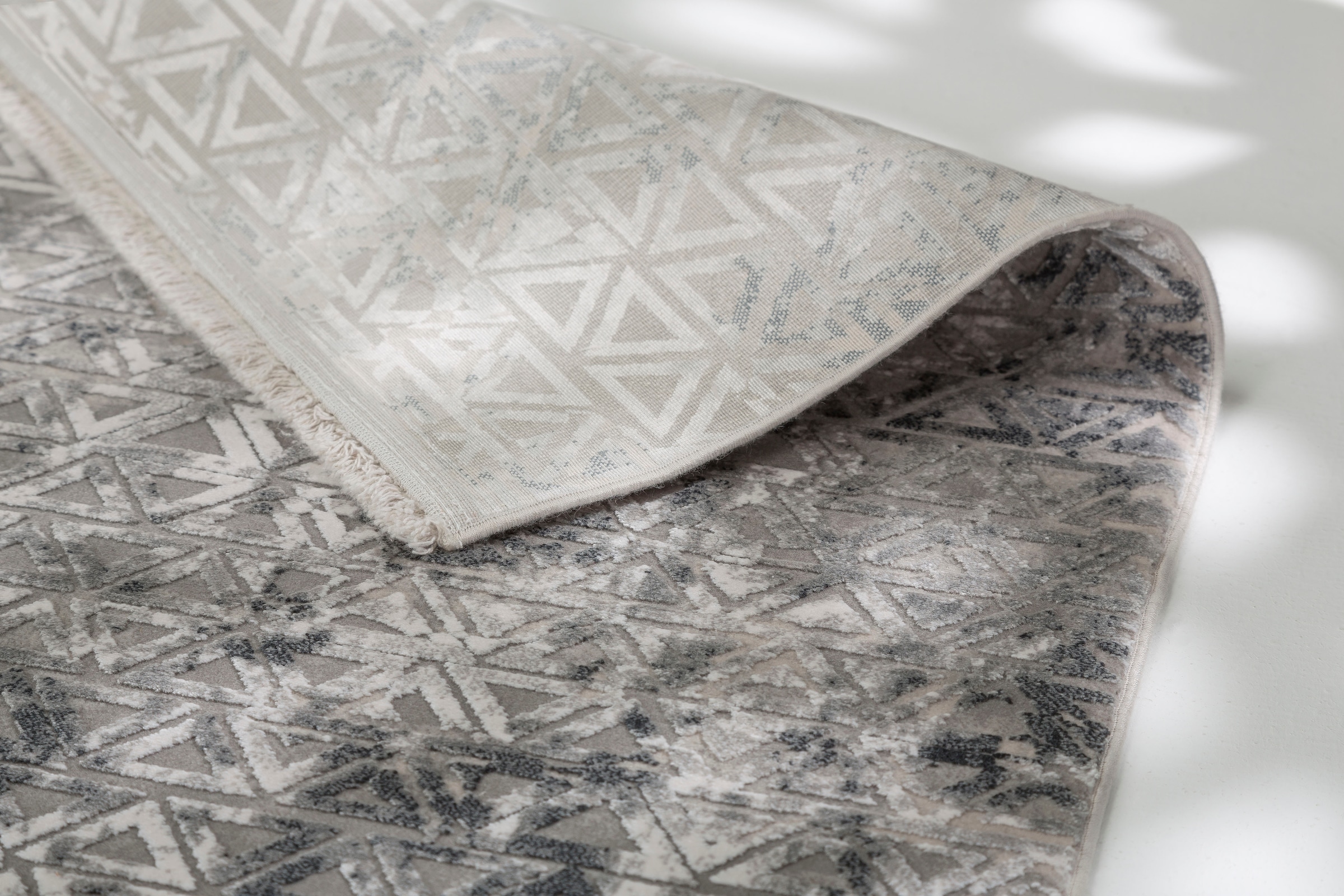 SCHÖNER WOHNEN-Kollektion Teppich »Vision 213« rechteckig 7 mm Höhe Viskoseteppich mit Glanz, Wohnzimmer