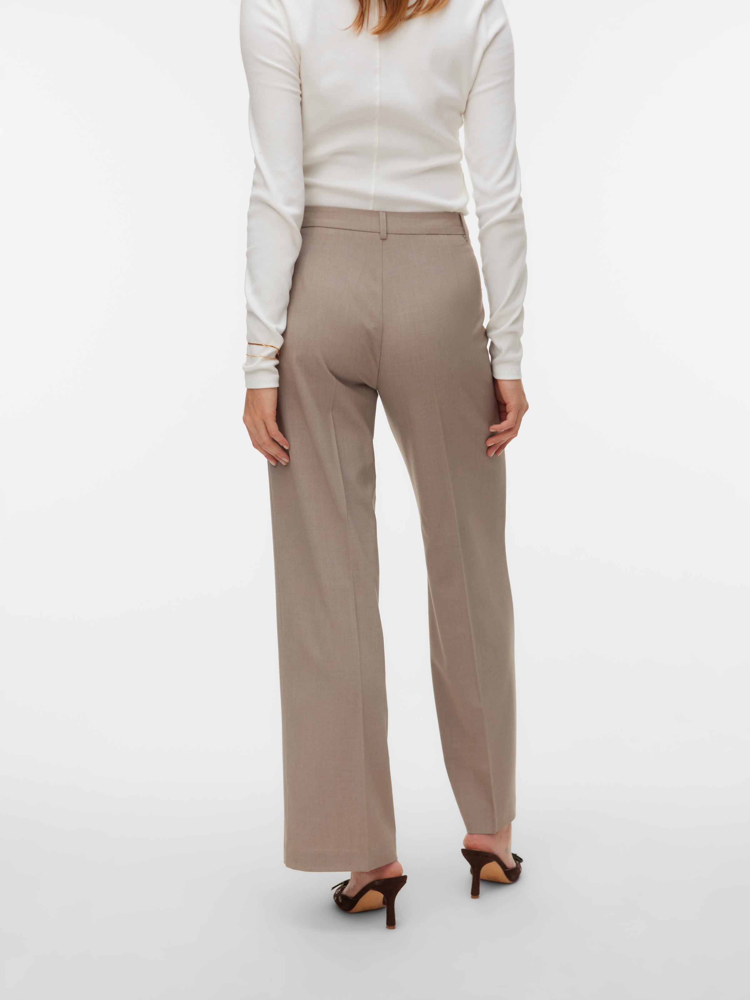Vero Moda Anzughose »VMTEXAS MW STRAIGHT PANT NOOS«