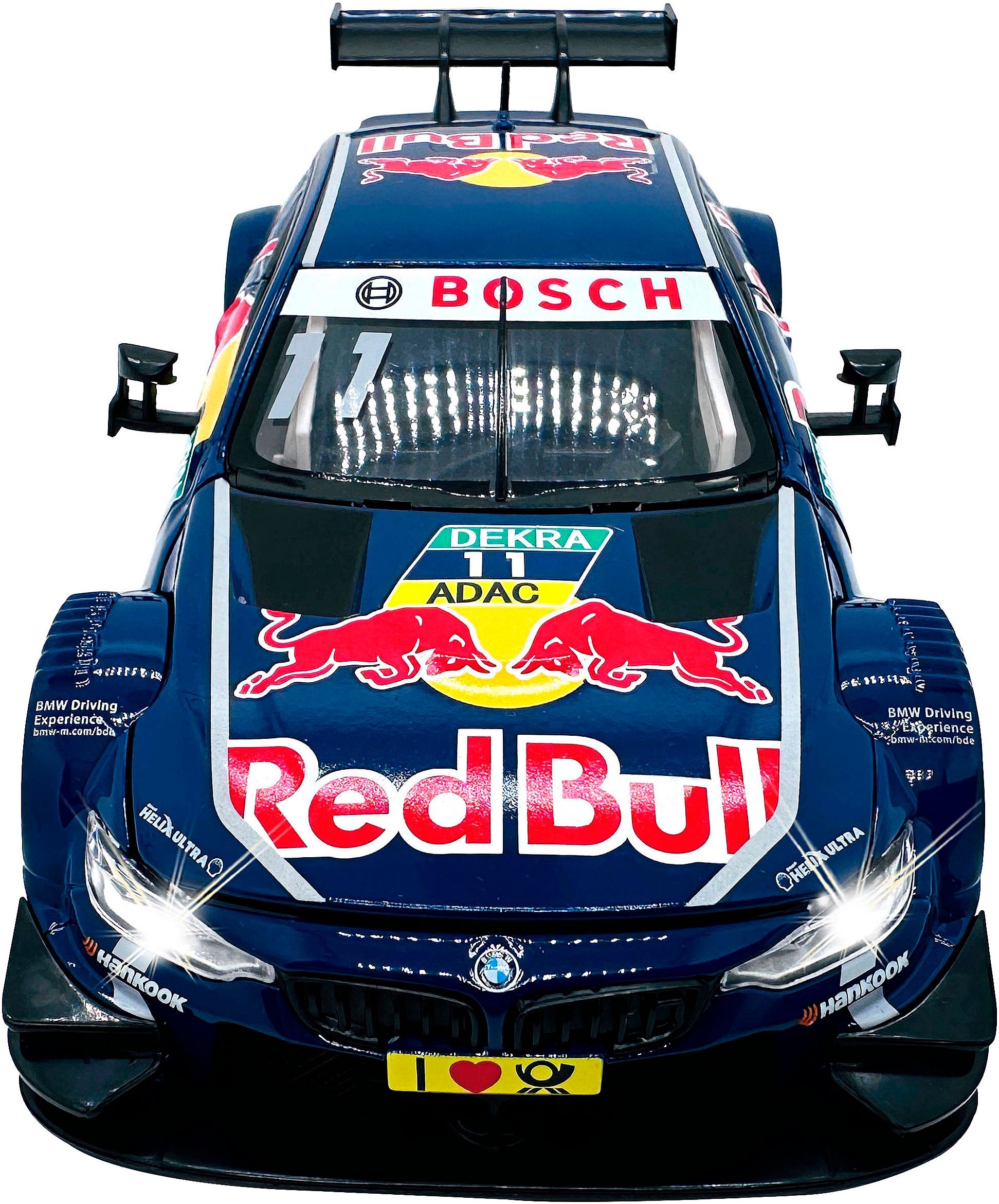 Jamara Spielzeug-Auto »Diecast,  BMW M4 DTM blau inklusive Batterien« LED Licht; Maßstab 1:24