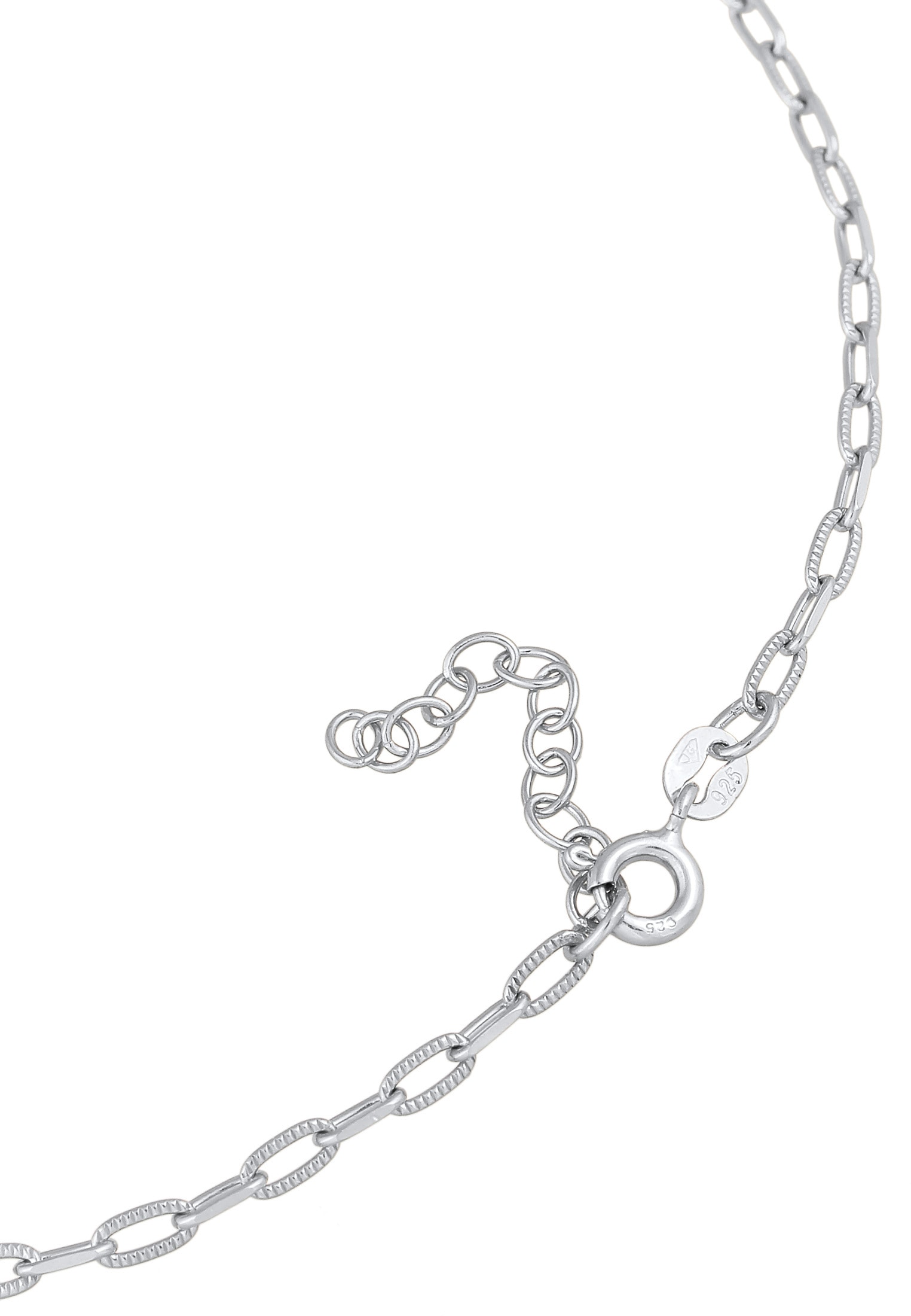 Elli Fußkette »Fußschmuck Basic Gliederkette 925 Silber«