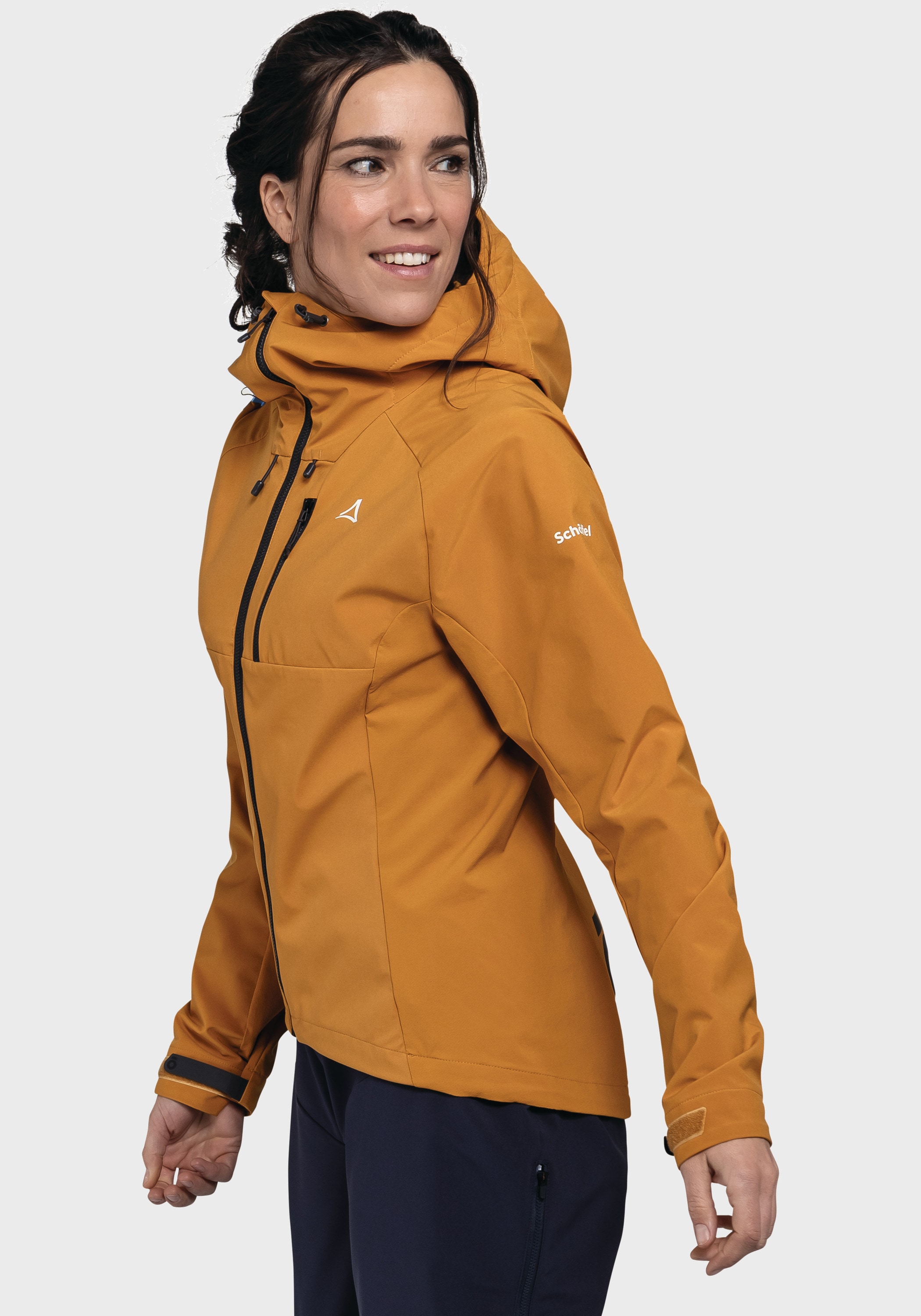 Schöffel Outdoorjacke »Bike Hybrid Jk Style Salza WMS«, mit Kapuze