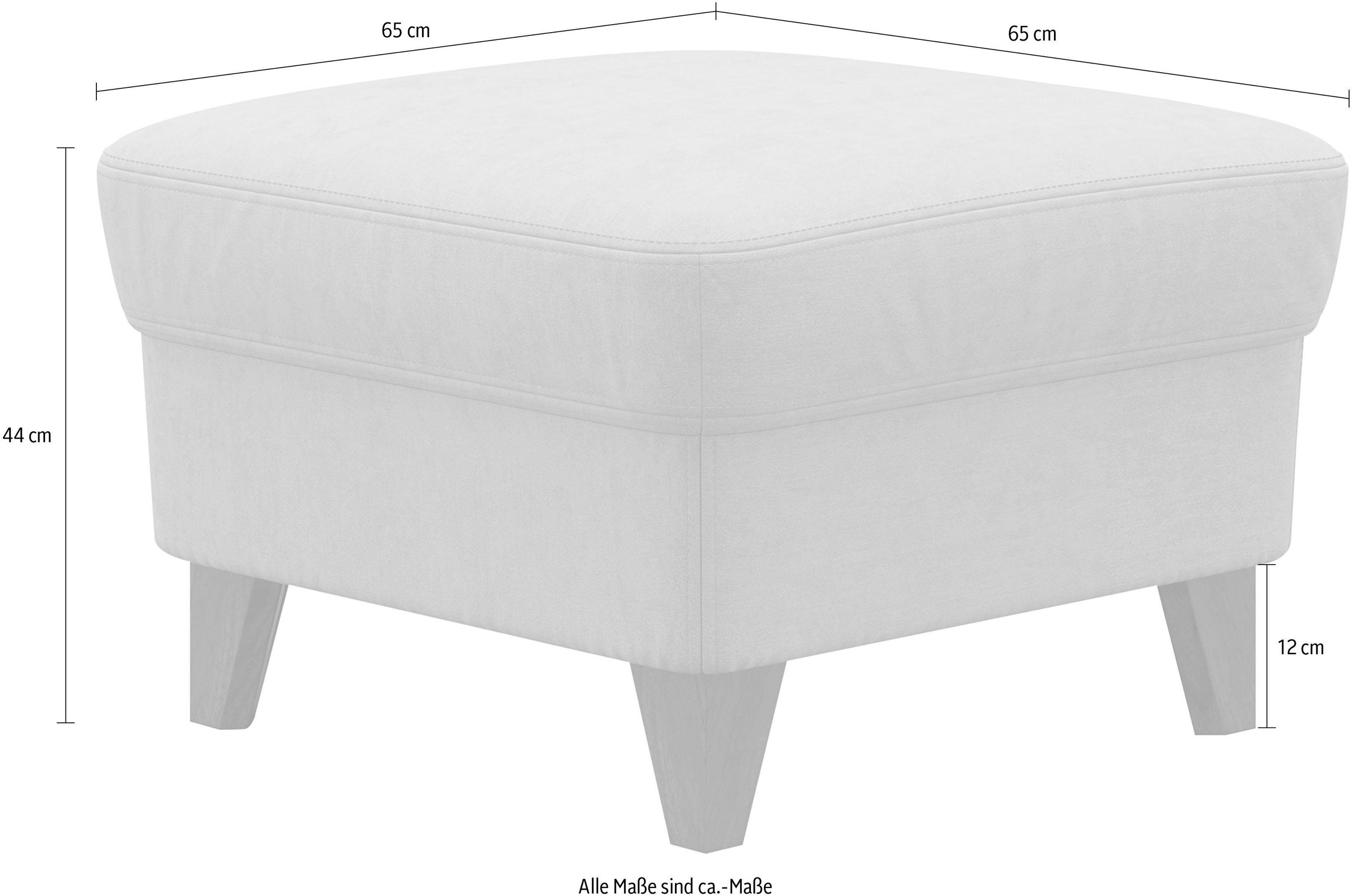 machalke® Hocker »amadeo«, mit wengefarbenen Beinen