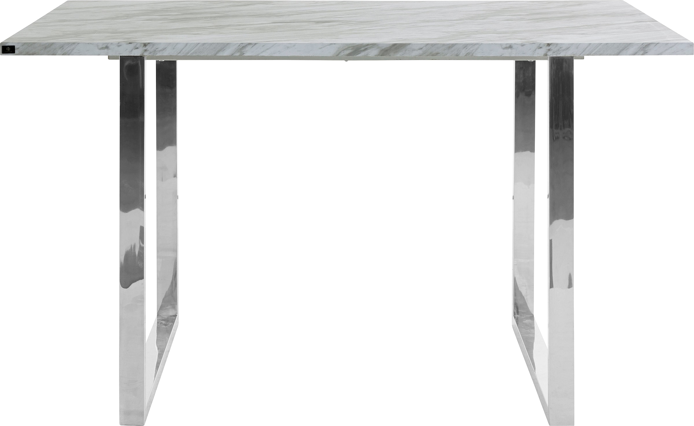 Leonique Esstisch »Cevennen«, (1 St.), Tischplatte MDF in Marmor Optik,  Gestell aus Metall, 120 oder 160 cm online bei UNIVERSAL