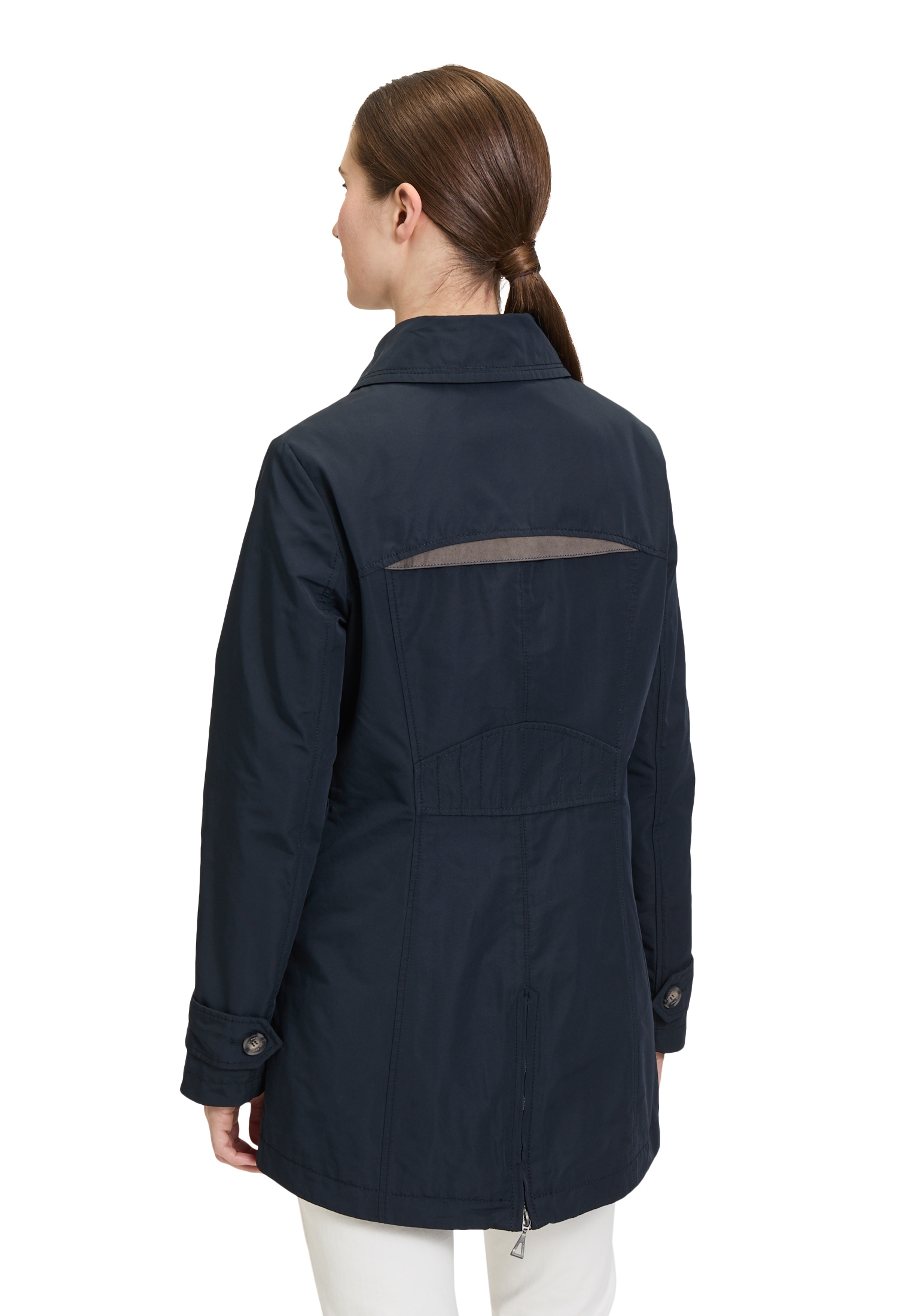 Gil Bret Outdoorjacke, ohne Kapuze, mit Rückenschlitz mit Reißverschluss