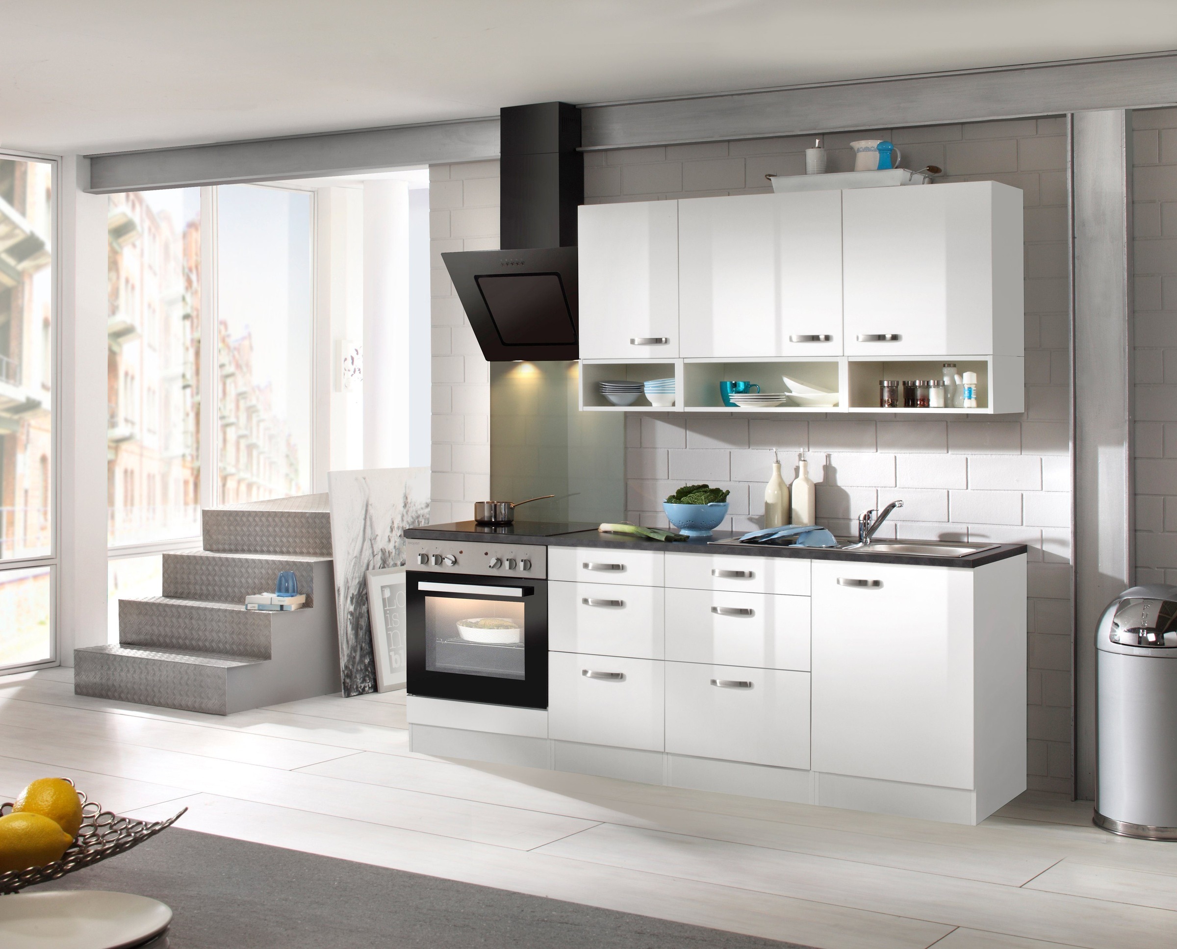 OPTIFIT Küchenzeile »Agos« mit E-Geräte, Breite 210 cm