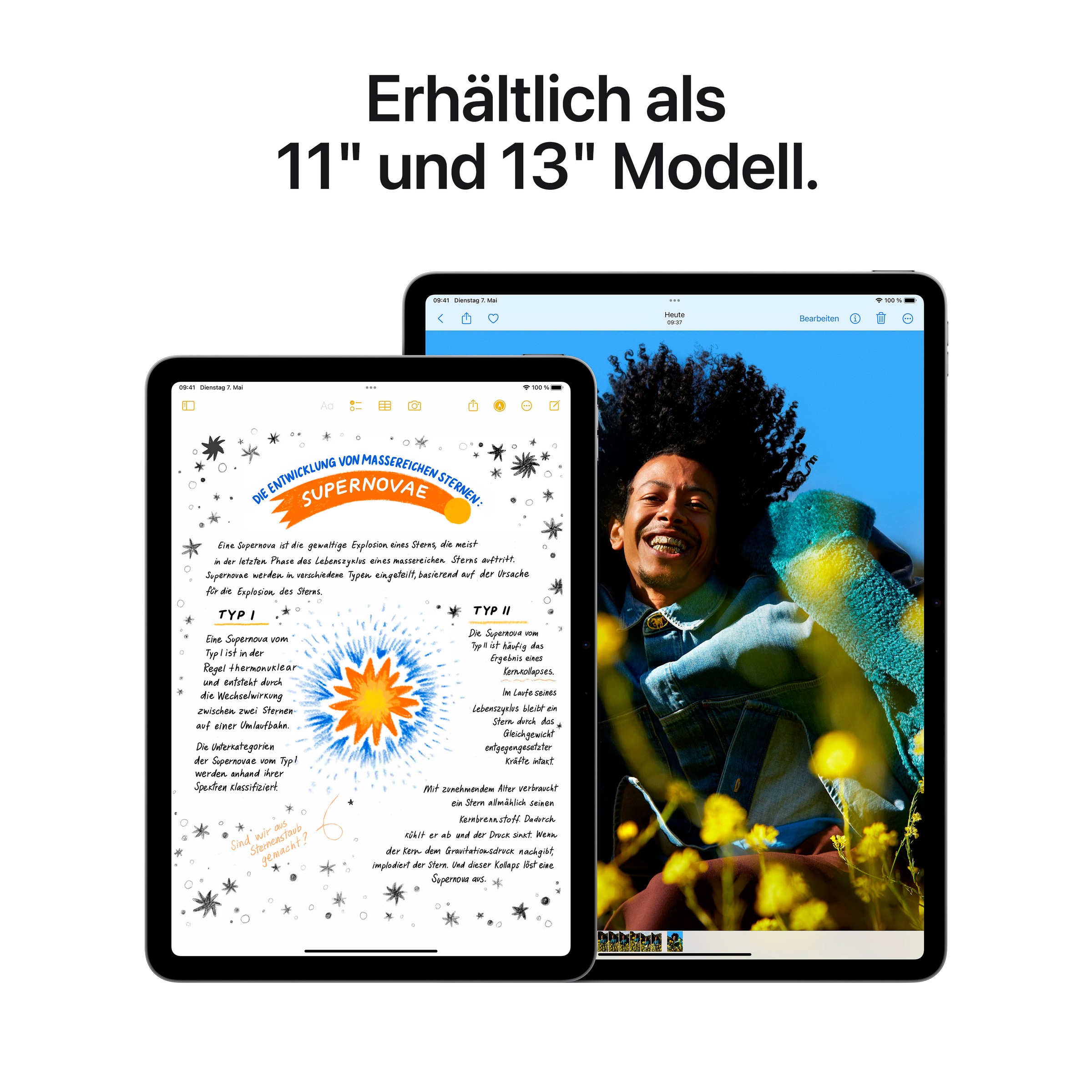 Apple Tablet »11" iPad Air Wi-Fi + Cellular 1TB«, (iPadOS)