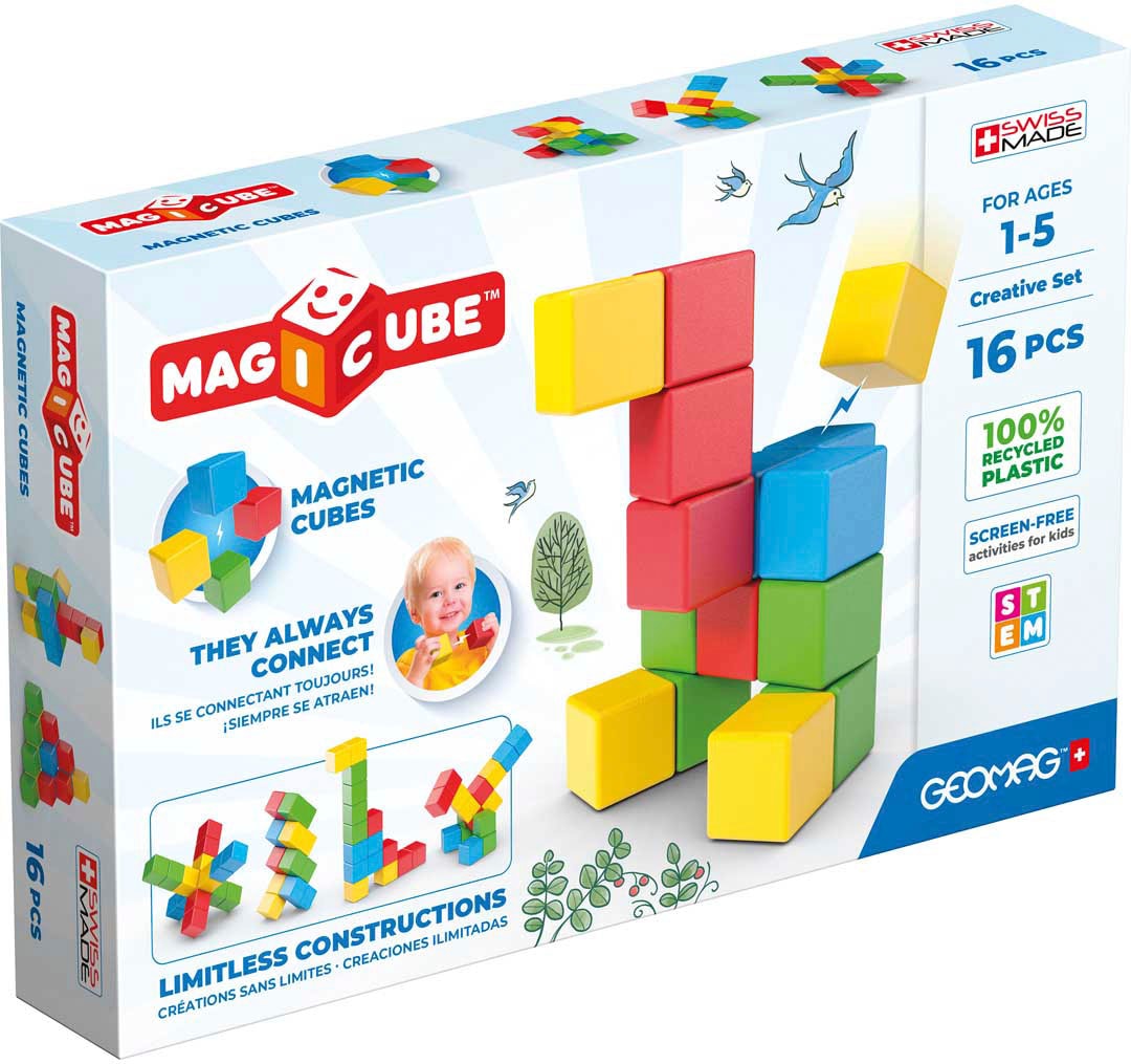 Geomag™ Magnetspielbausteine »GEOMAG™ Magicube Creative Set«, (16 St.), Made in Europe
