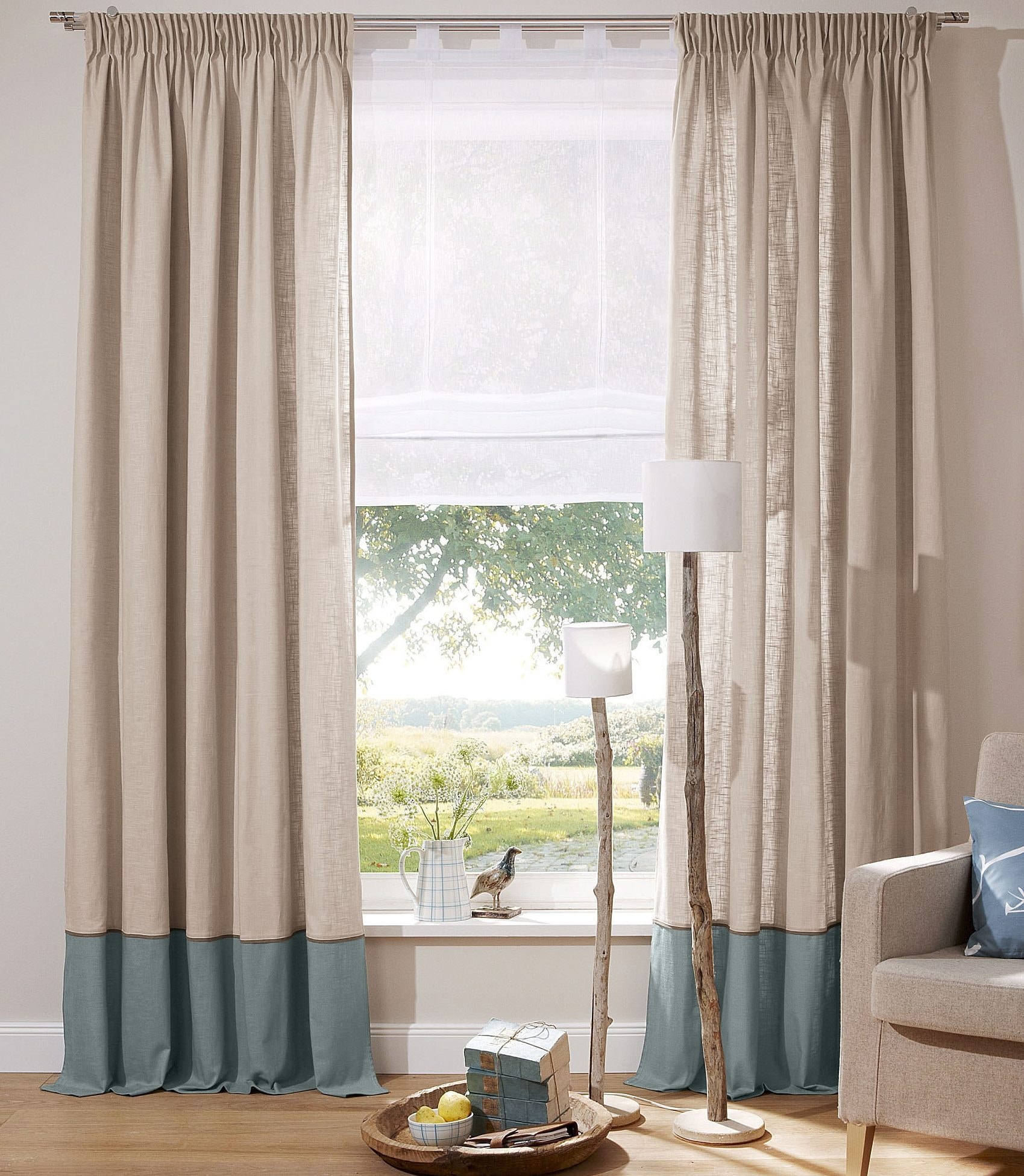 mit my Transparent, »Regina«, Voile, Raffrollo Schlaufen, Polyester home