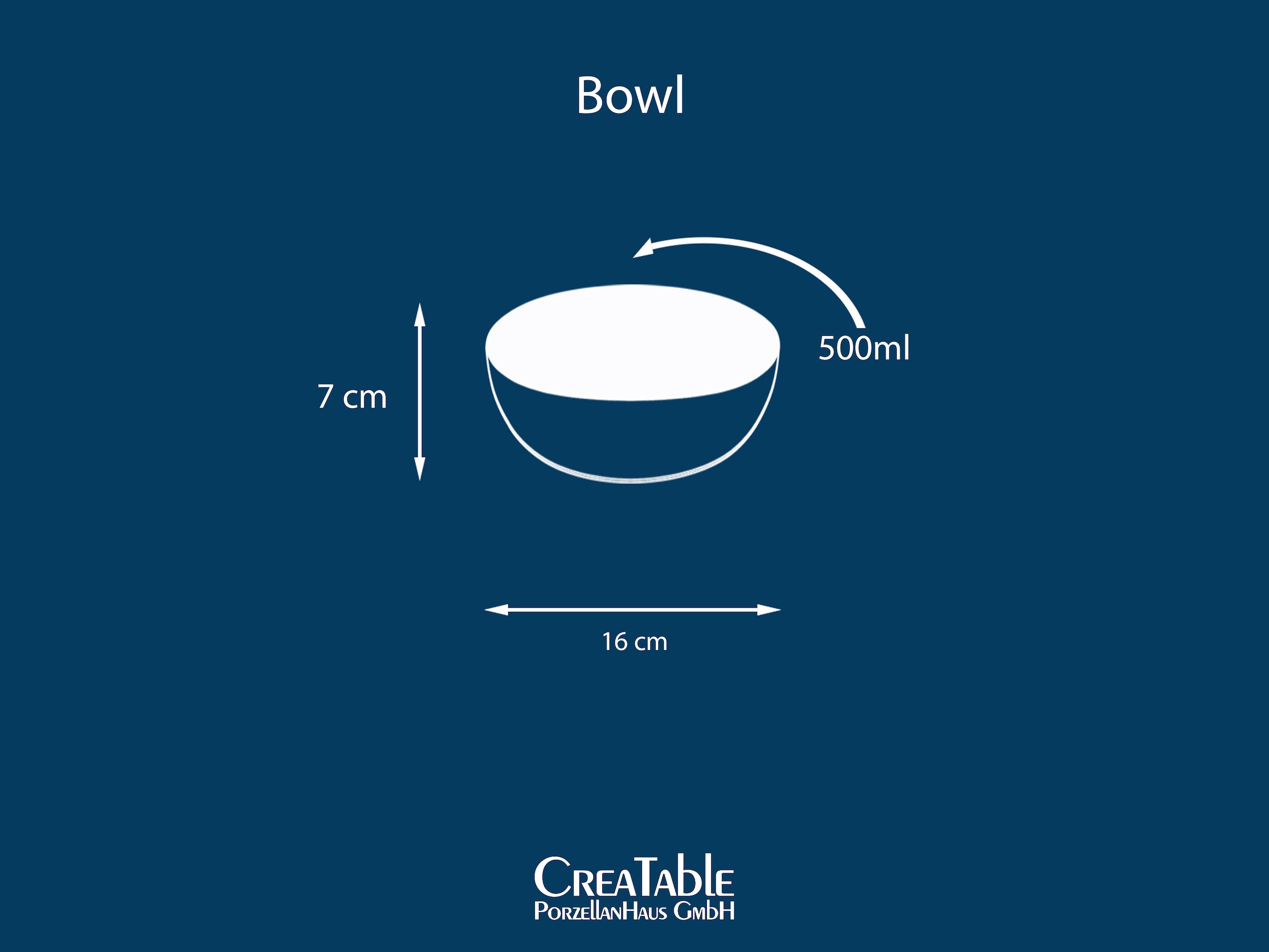CreaTable Schüssel »Yuki« 4 Stk. aus Steinzeug Reaktiv-Digitaldruck, jedes Stück ein Unikat, Ø 16 cm
