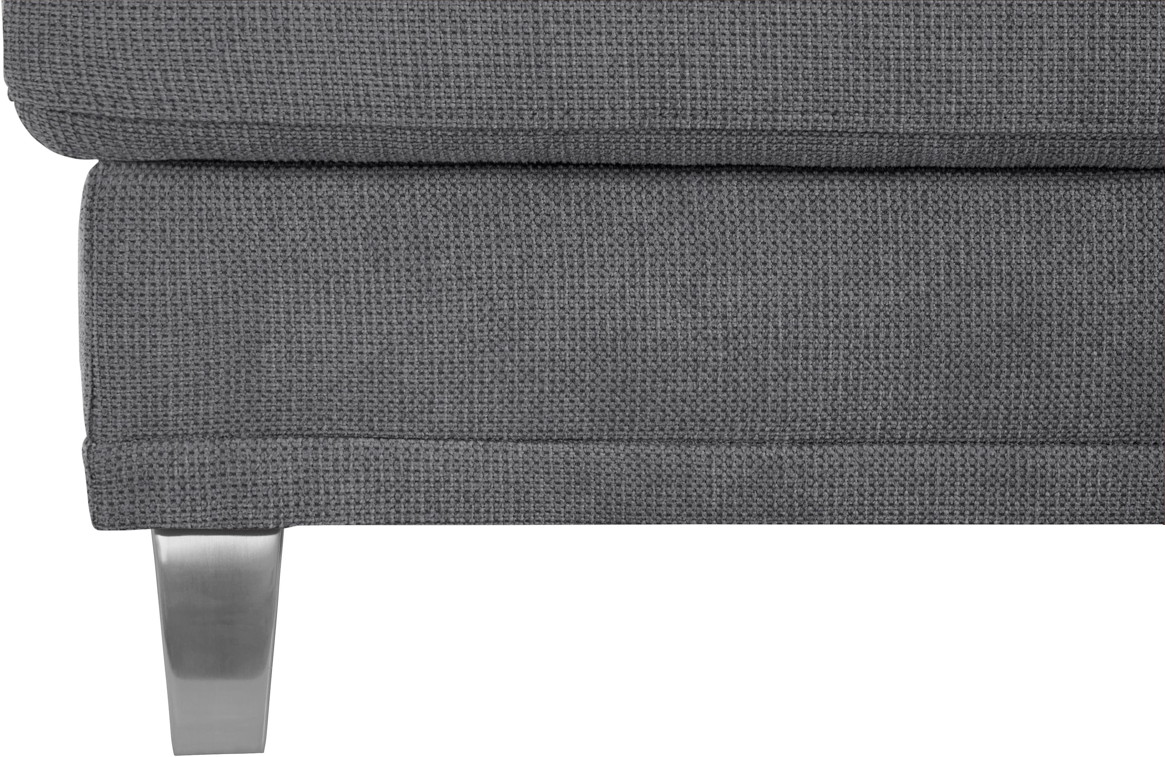 sit&more Ecksofa »Clio L-Form«, wahlweise mit Bettfunktion oder Vorziehsitz und Bettkasten, Federkern