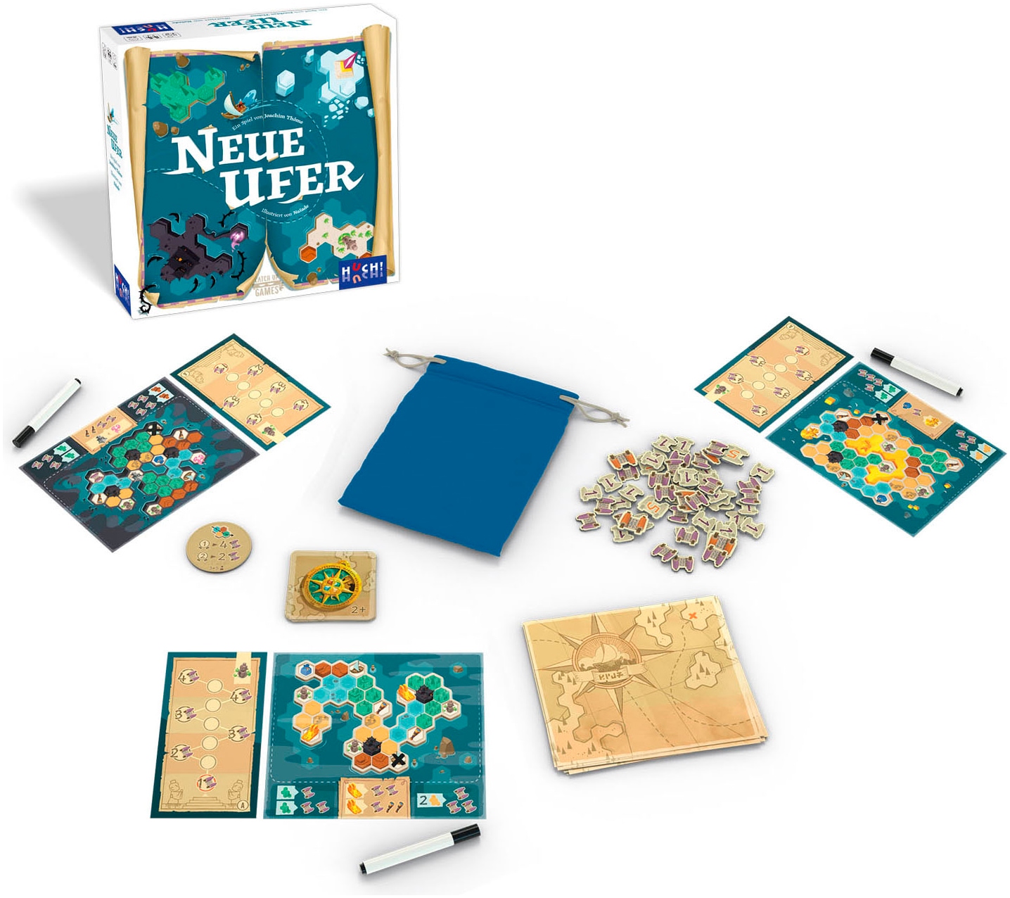 HUCH! Spiel »Neue Ufer«