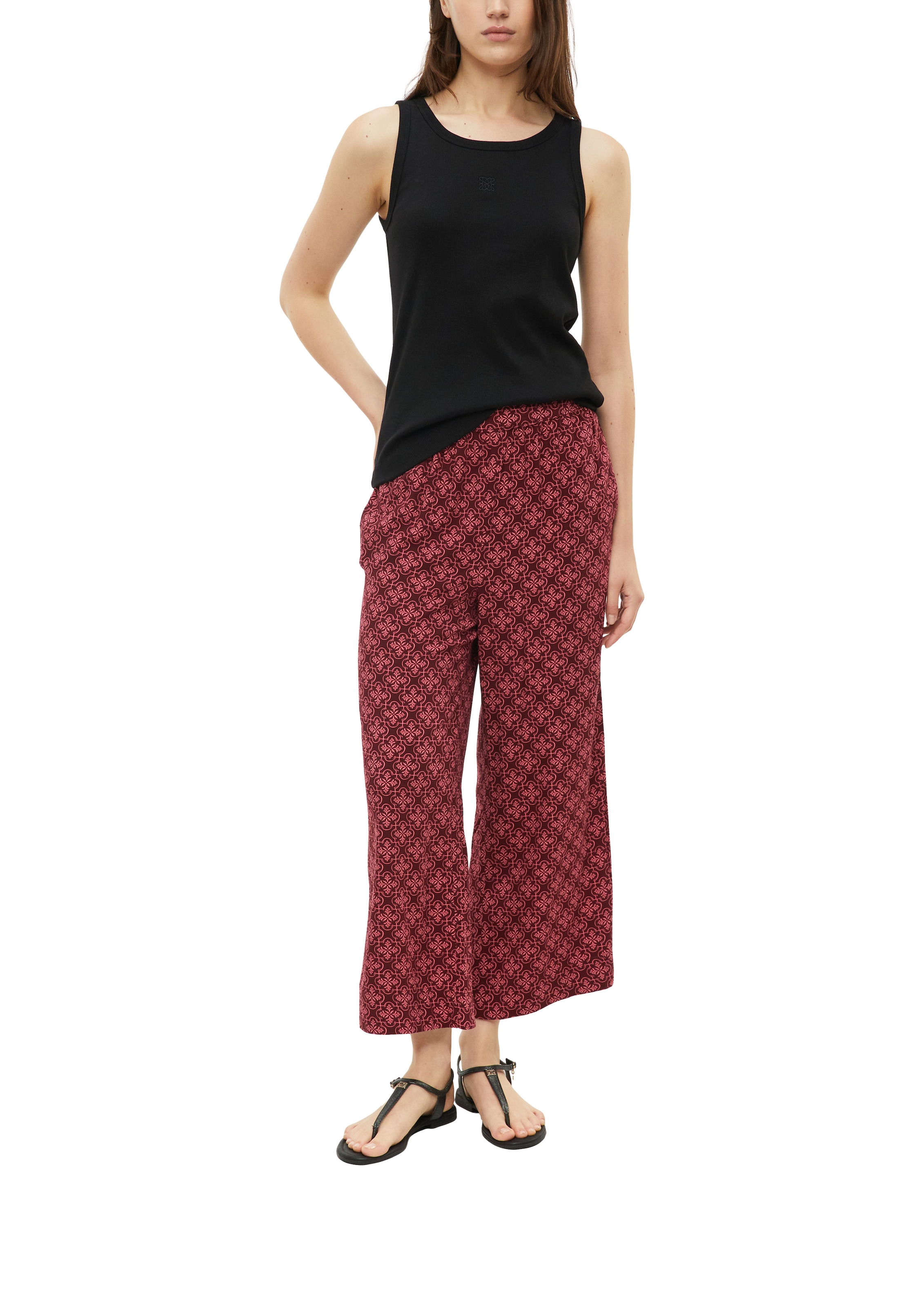 s.Oliver Stoffhose  Sommerhose mit Allover-Muster