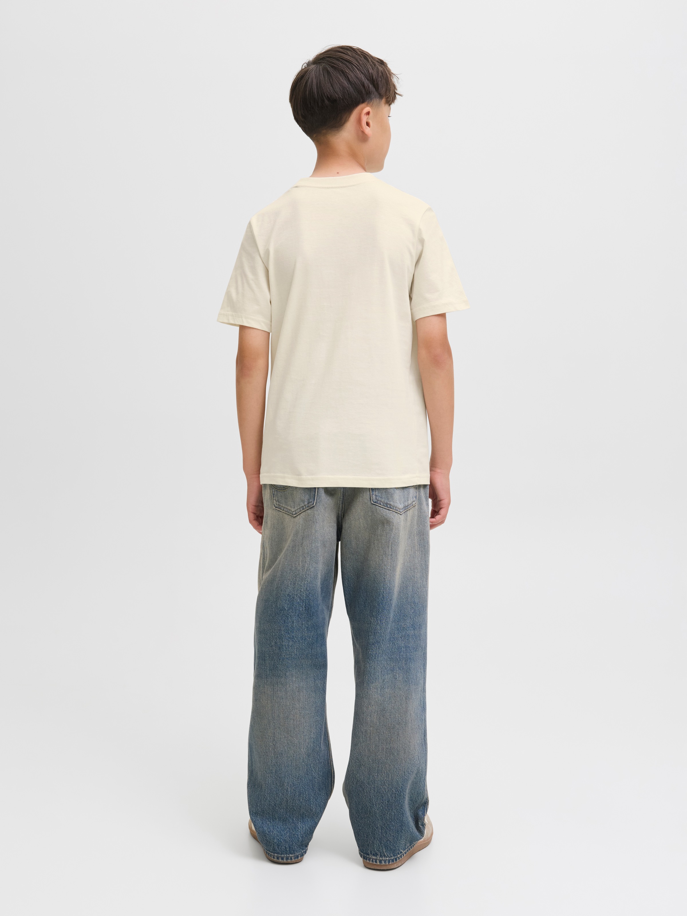 Jack & Jones Junior T-Shirt »JORSKULL NATURE TEE SS CREW NECK SN JNR«