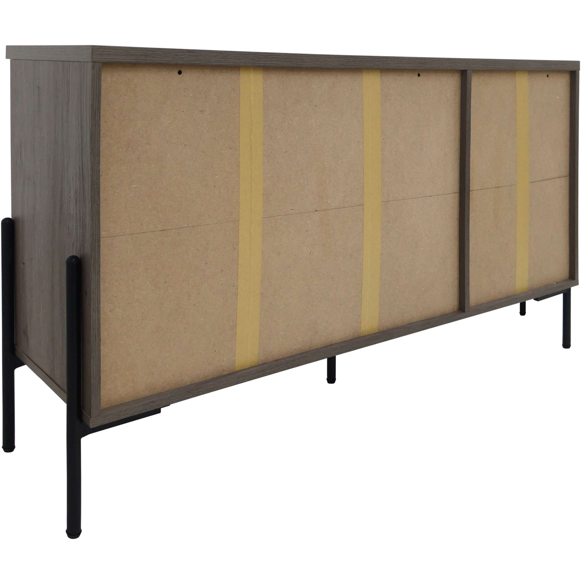 OTTO home Sideboard »Eadwine« Kommode, Push-to-open, Türen mit Fischgräten Muster, Breite 130 cm