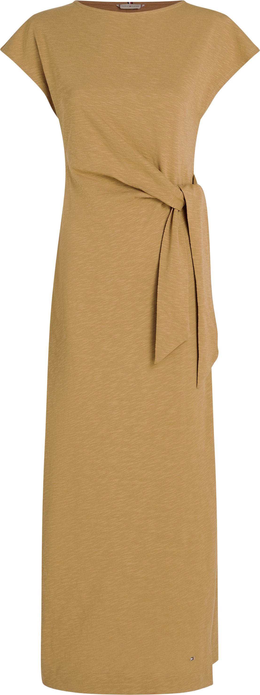 Tommy Hilfiger Midikleid »KNOT BOAT-NK MIDI DRESS SS«, mit Knotendetail