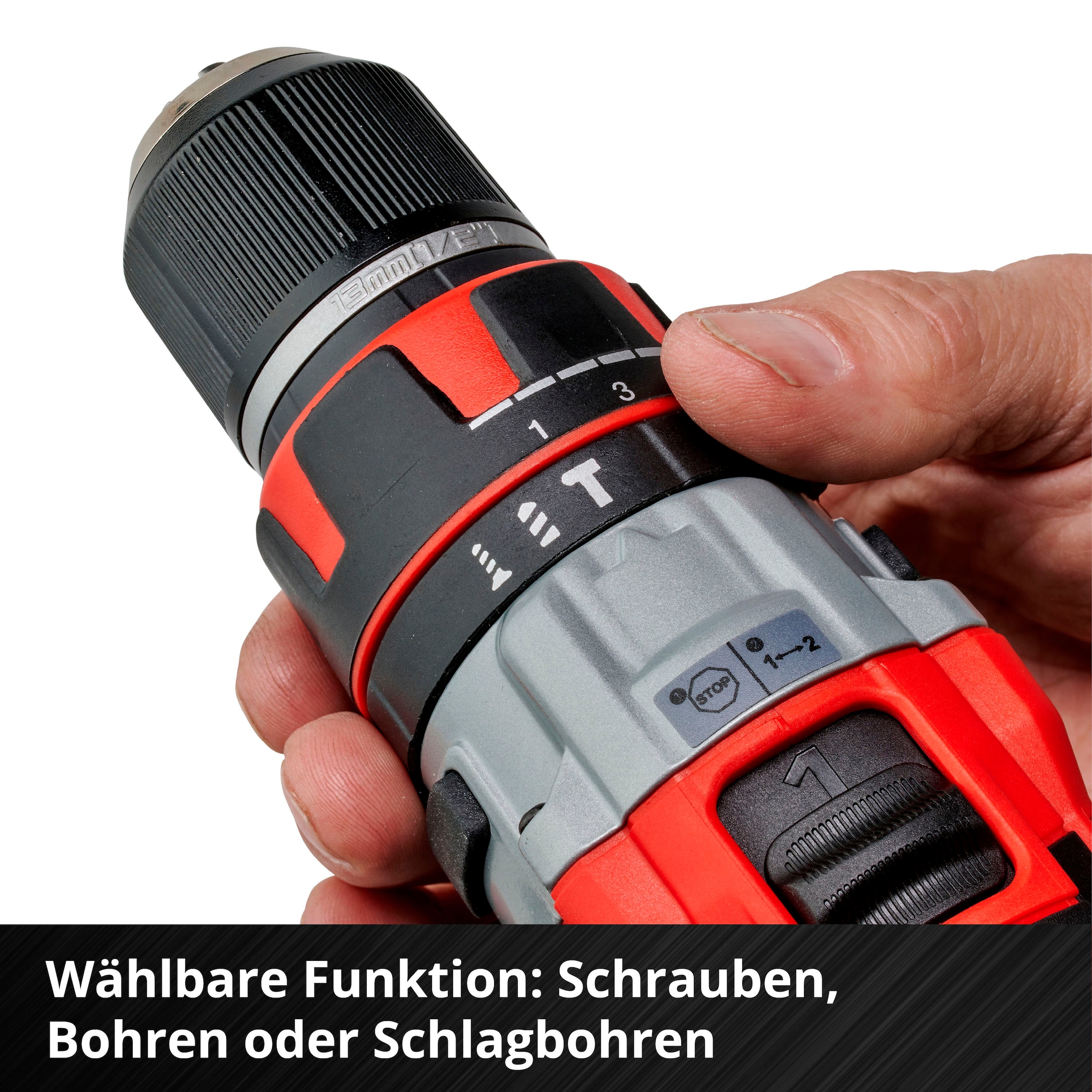 Einhell Akku-Schlagbohrschrauber »TE-CD 18 Li-i BL«, Power X-Change, Inkl. 2x 2,0 Ah, Ladegerät und Transportkoffer