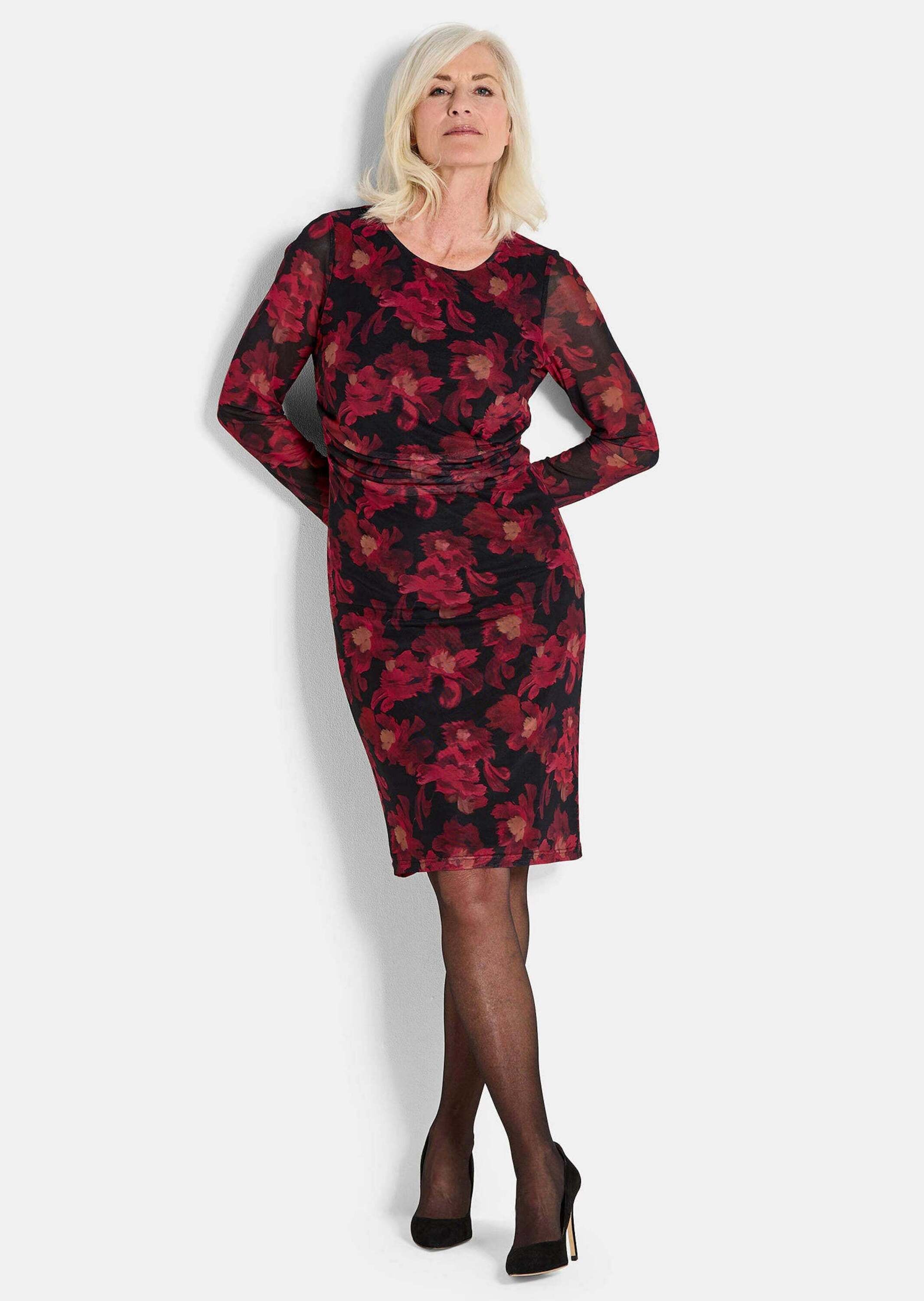 GOLDNER Abendkleid »Kleid aus weichem Mesh«