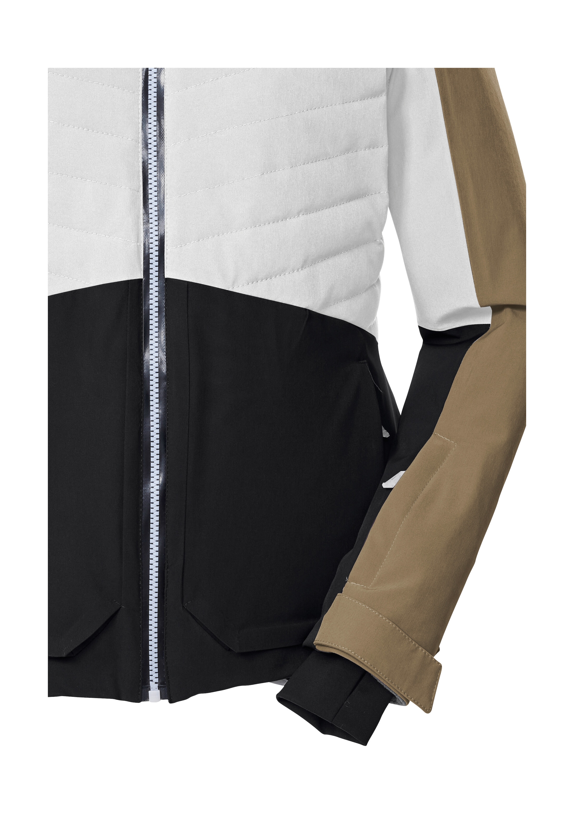 Killtec Skijacke »KSW 30 WMN SKI JCKT«, Damen Skijacke: wasserdicht, atmungsaktiv, Colourblock-Design