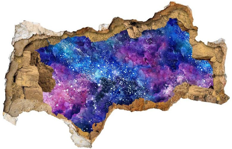 Wandtattoo »Nebula Sticker 3D Weltall Sterne«, (1 St.), selbstklebend, entfernbar
