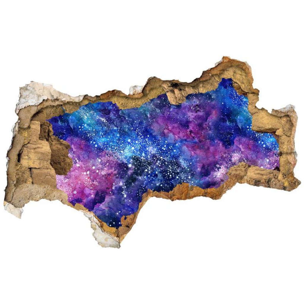 Wall-Art Wandtattoo »Nebula Sticker 3D Weltall Sterne«, (1 St.)