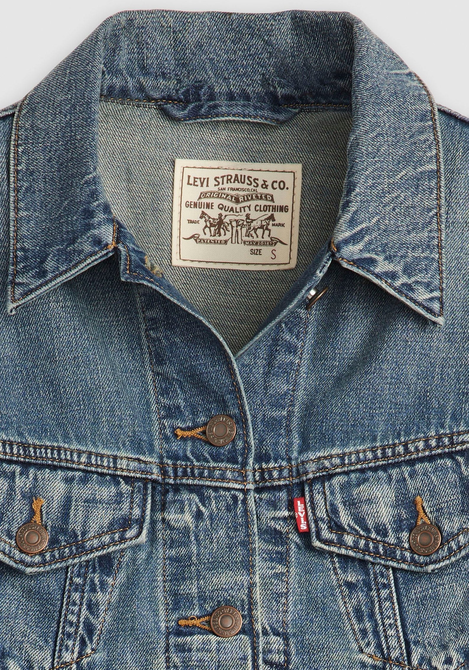 Levi's® Jeansweste »SHRUNKEN 90s VEST«, mit Knopfleiste