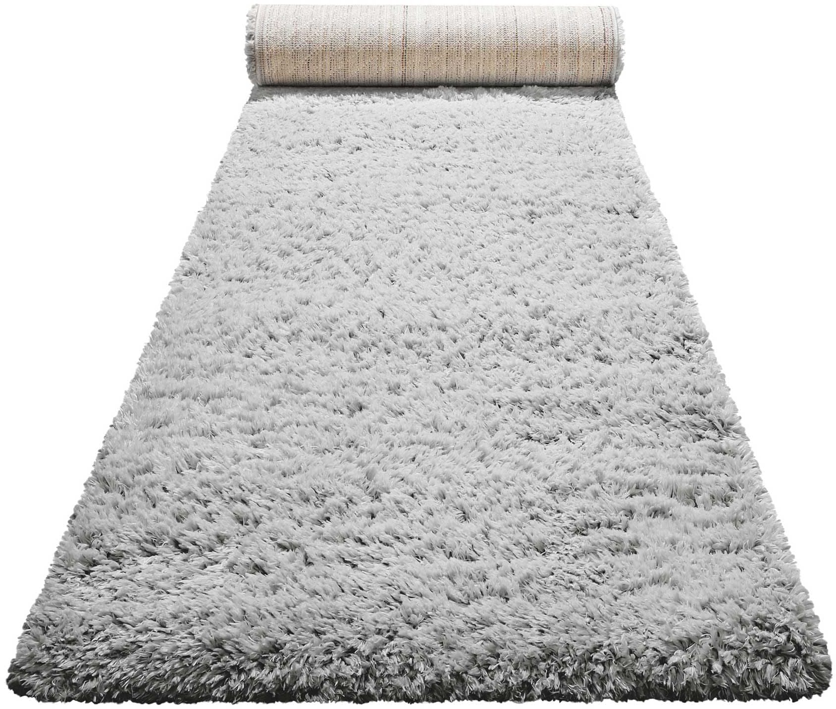 Homie Living Hochflor-Teppich »Matteo HL-0961«, rechteckig, 50 mm Höhe, 100% recyceltem PET, Langflor, Shaggy, Wohnzimmer