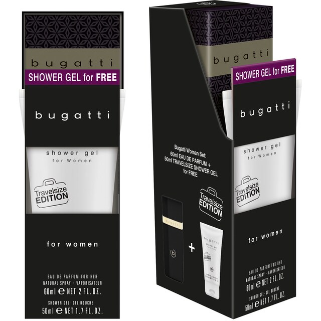 bugatti Eau de Parfum »Bugatti Eleganza Intensa EdP 60 ml + (gratis)  Duschgel 50 ml Bundle«, (2 tlg.) online bestellen | UNIVERSAL