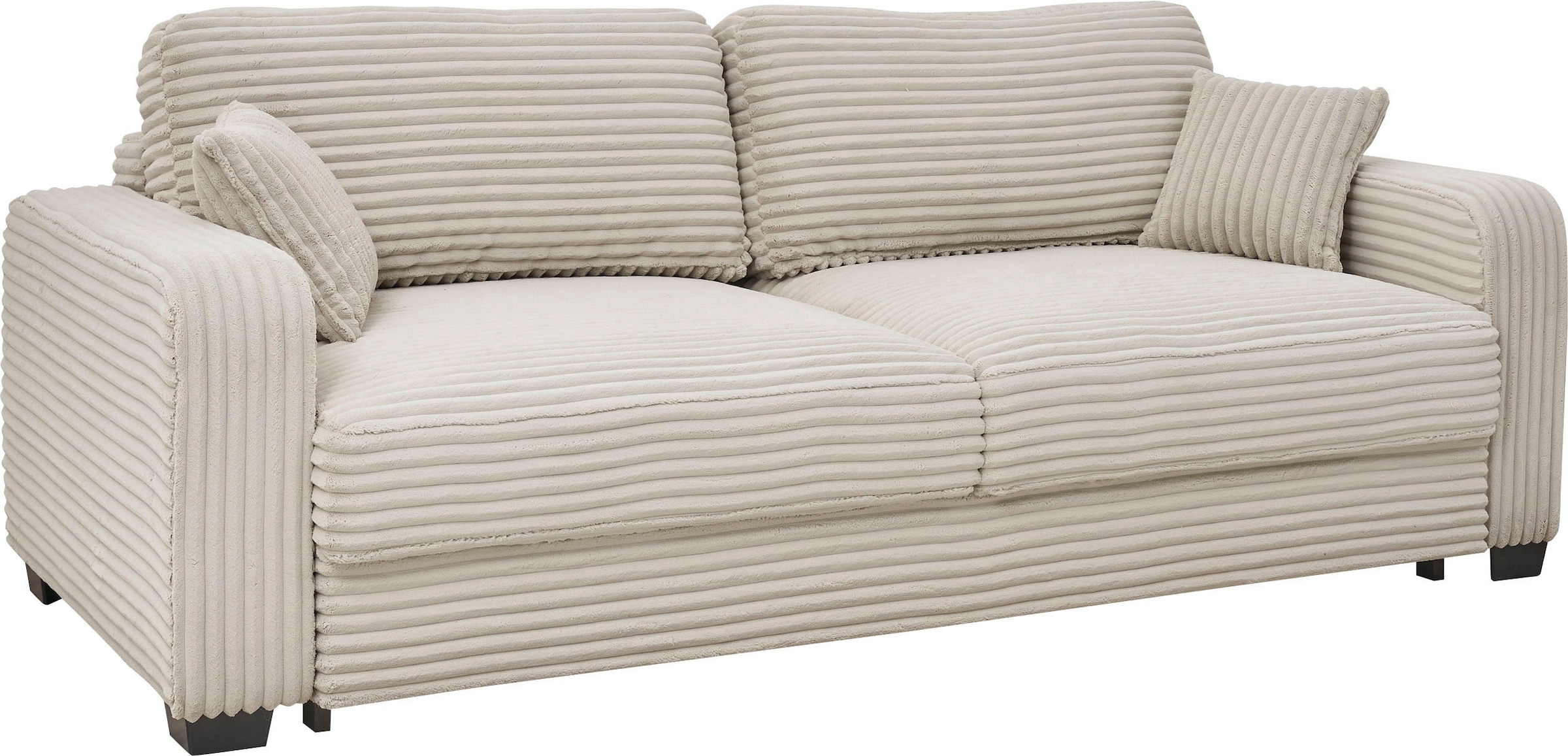 ED EXCITING DESIGN Schlafsofa »Carrara«, mit Bettkasten & 2 Zierkissen