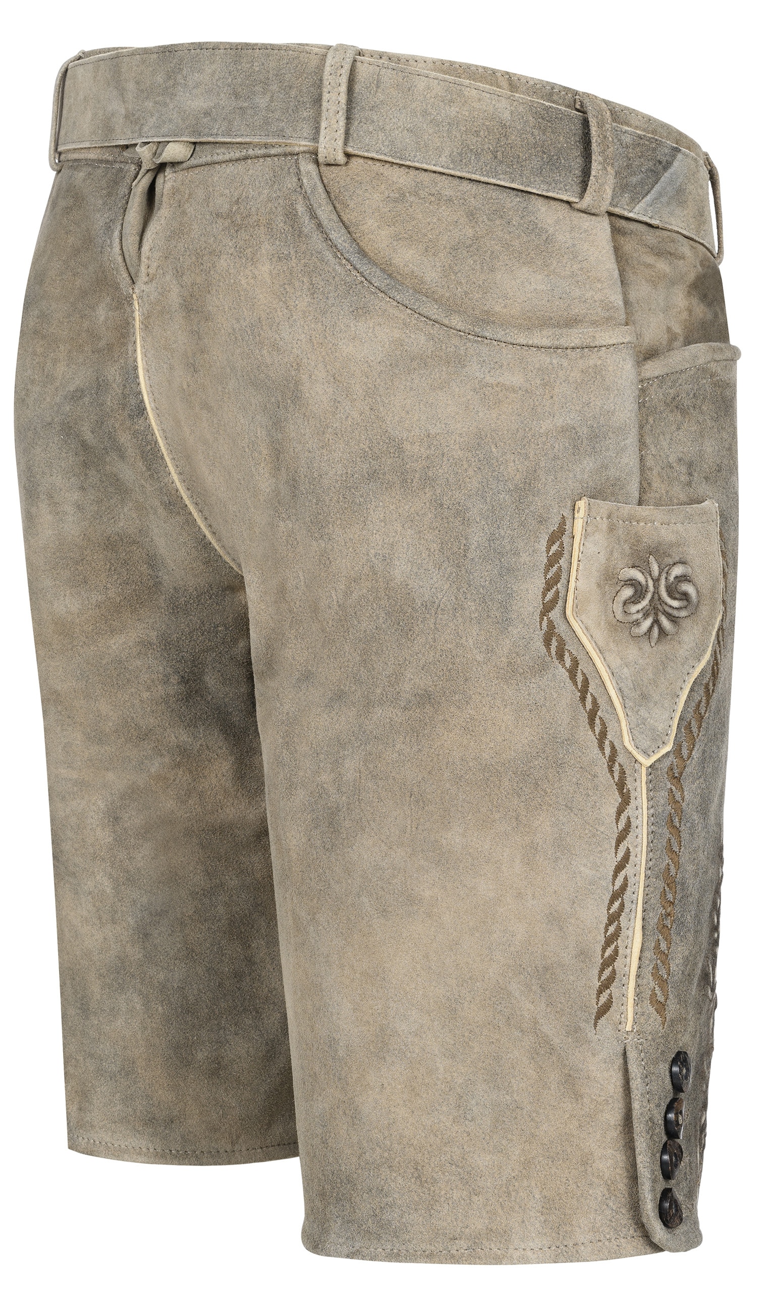 Nübler Trachtenlederhose »Lederhose kurz Adam«