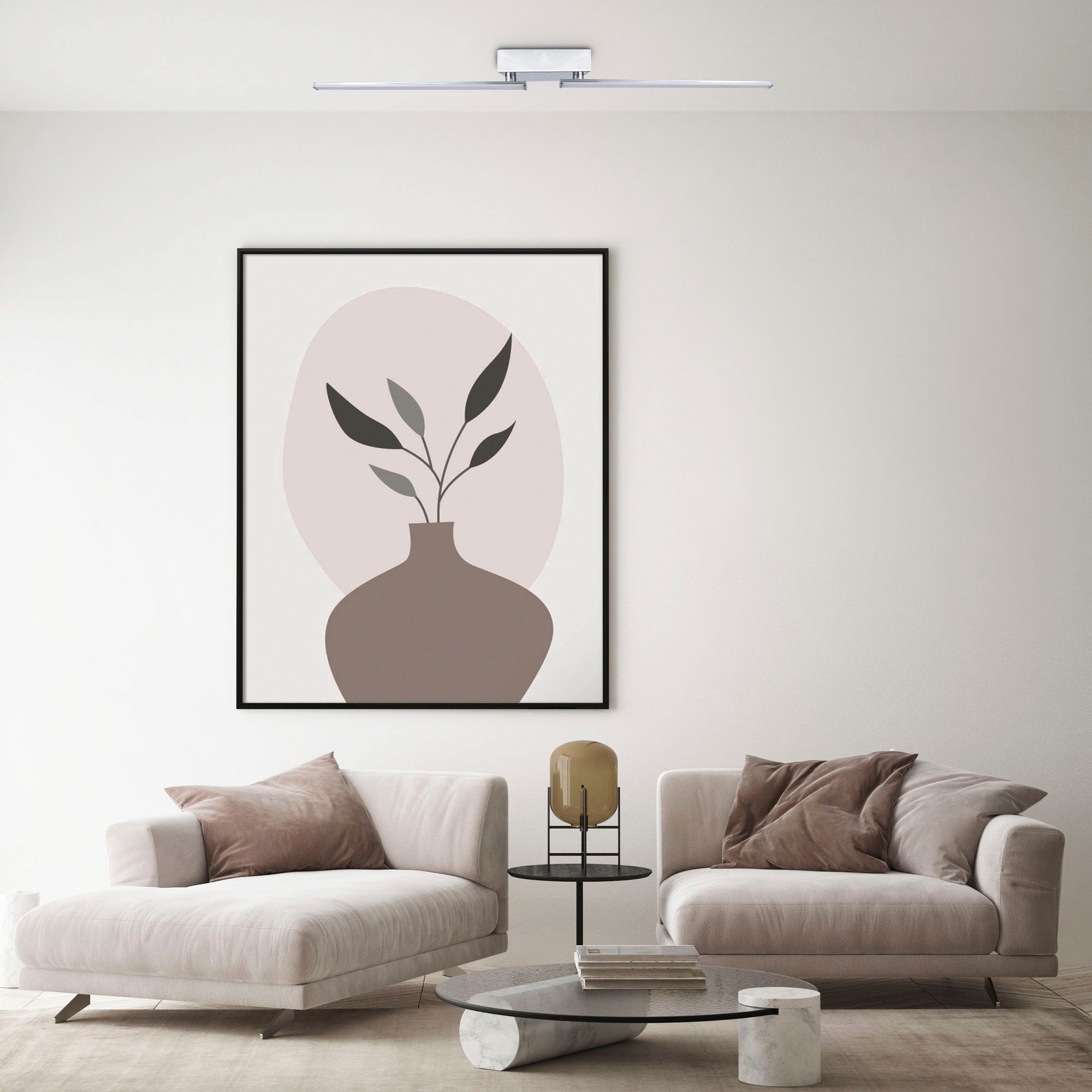 Paco Home Deckenleuchte »DAVE« Warmweiß