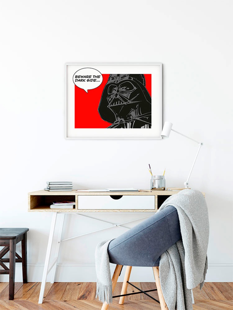 Komar Bild »Star Wars Classic Comic Quote Vader« Star Wars 1 Stk. tlg. Wandbild zur Dekoration im Kinderzimmer - ohne Rahmen